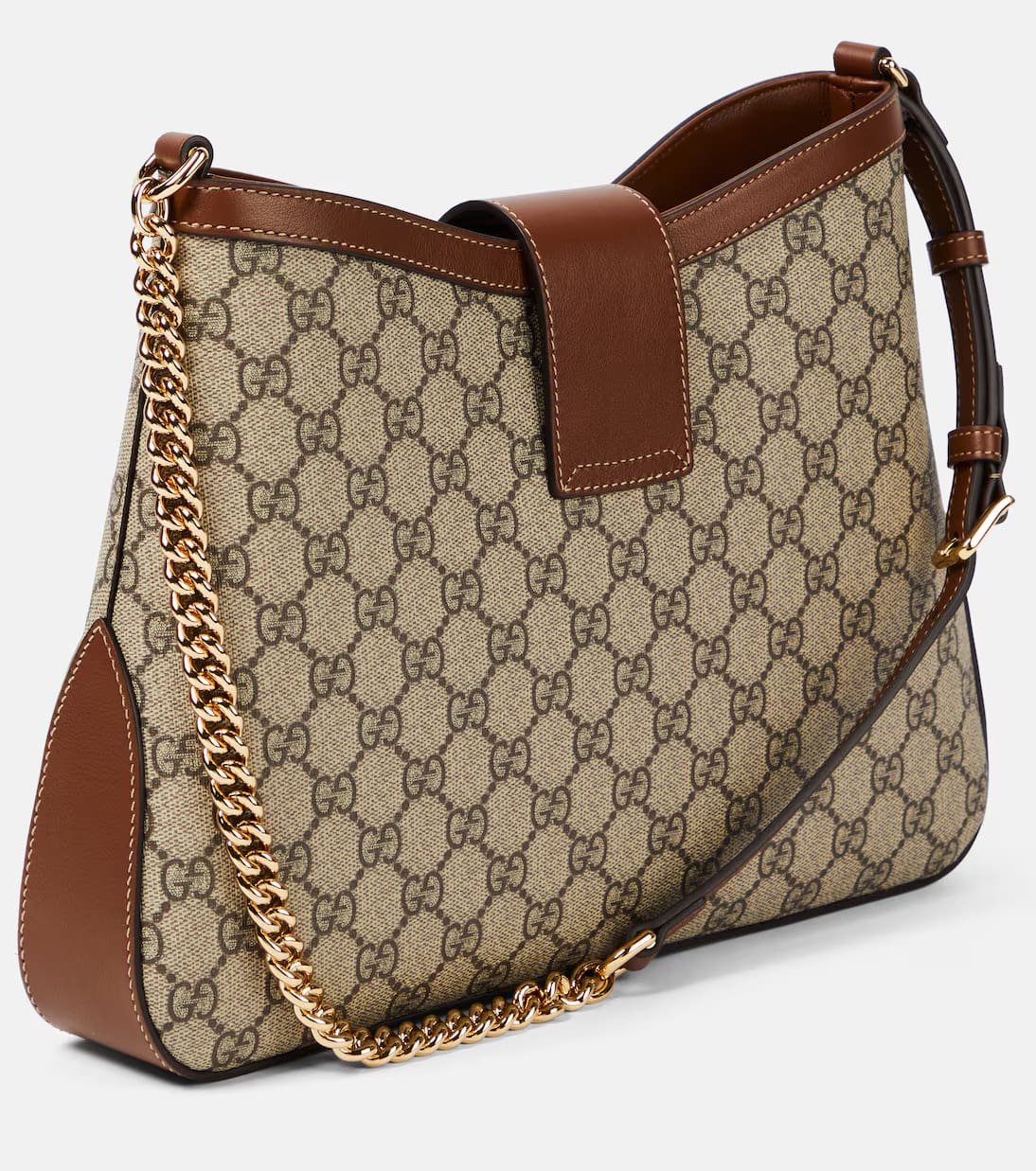Gvc*1 Padlock Medium GG Canvas shoulder bag