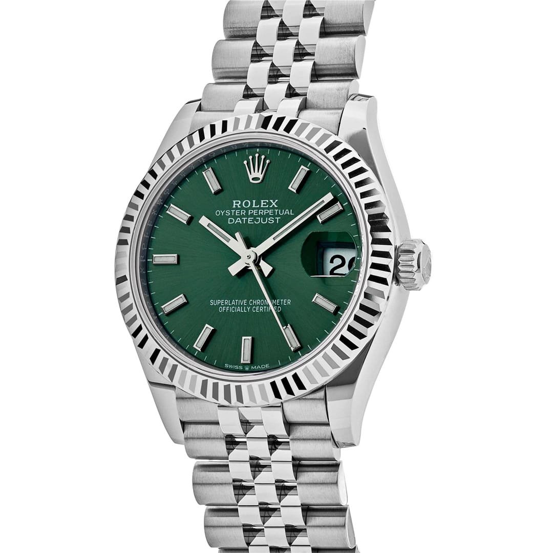 R01ex Datejust 31 278274 ‘Ladies’ Stainless Steel Green Dial (2025)
