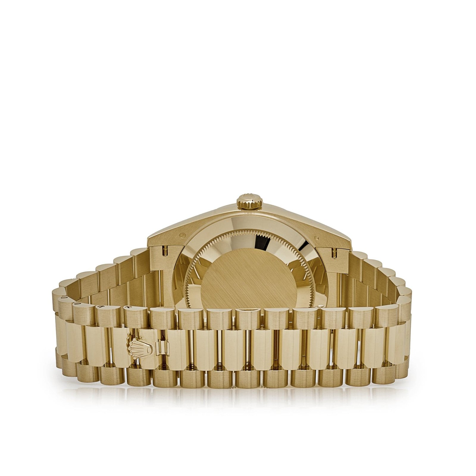 R01ex Day-Date 40 228238 Yellow Gold Green Ombre Roman Numeral Dial