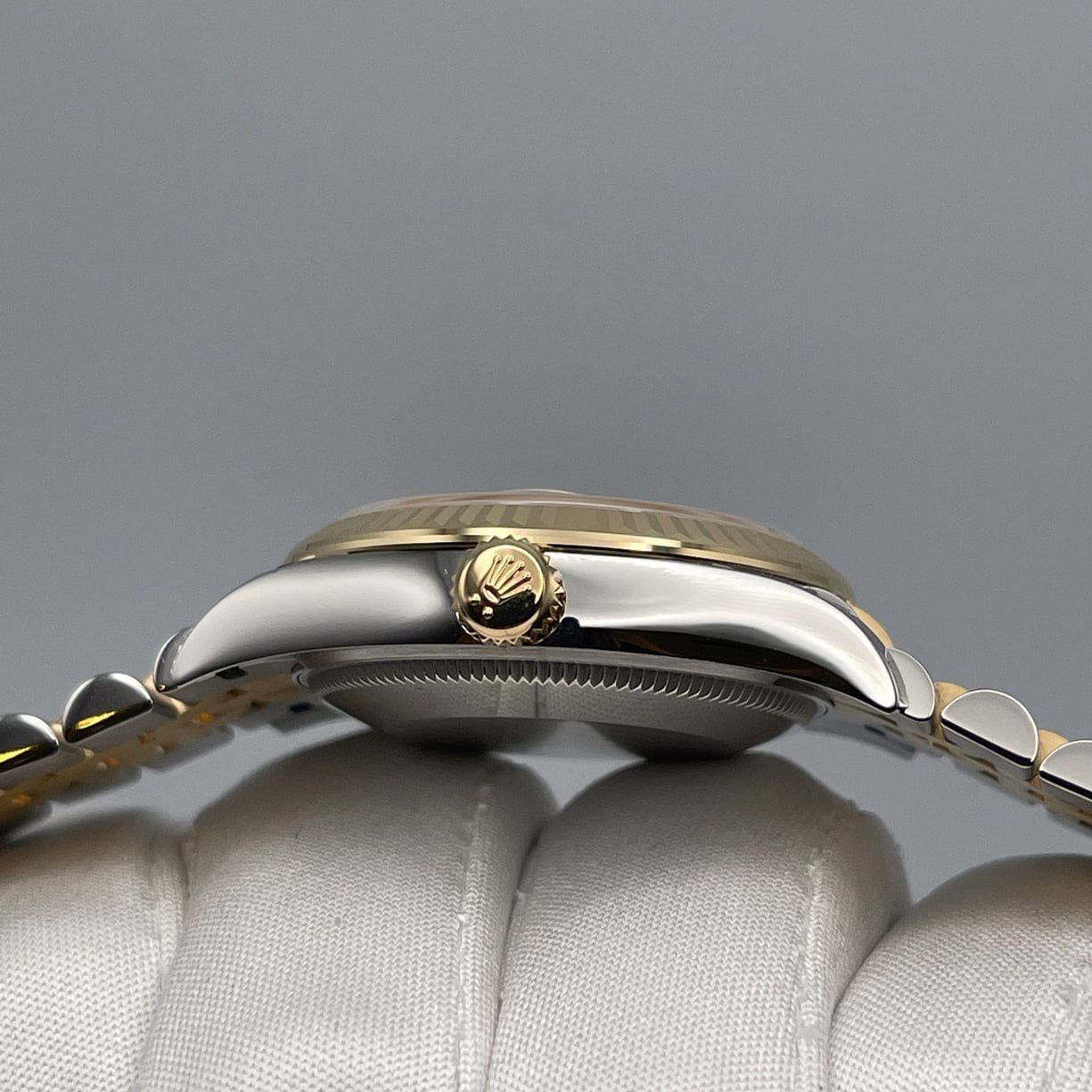 R01ex Datejust 31 278273 ‘Ladies’ Yellow Gold Stainless Steel Silver Dial