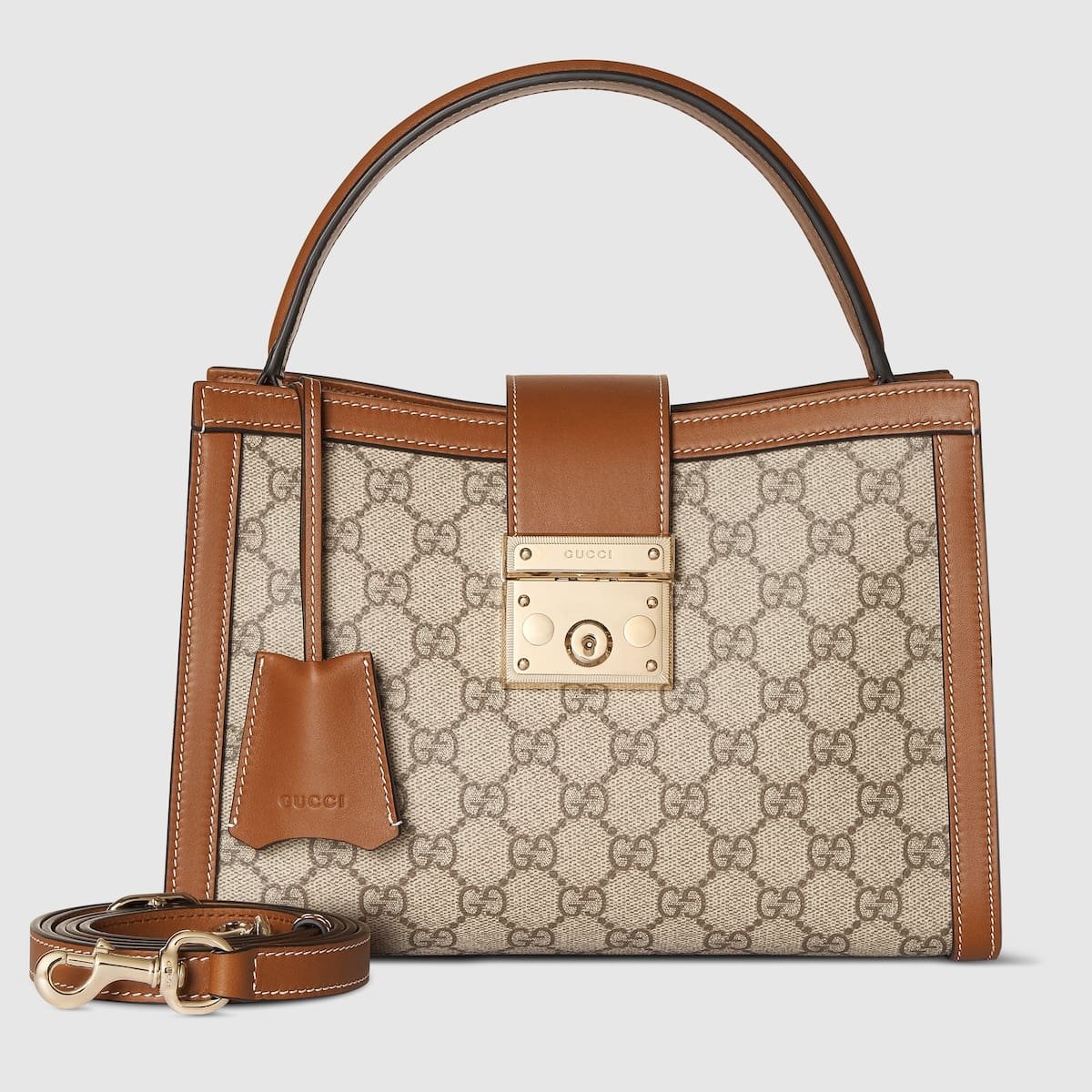 Gvc*1 Padlock medium top handle bag