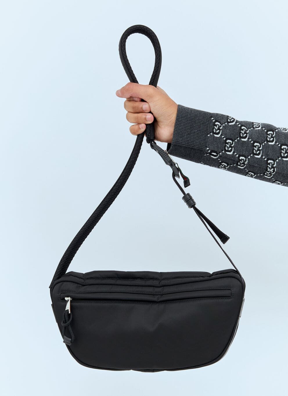 Gvc*1 Embossed Logo Small Crossbody Bag