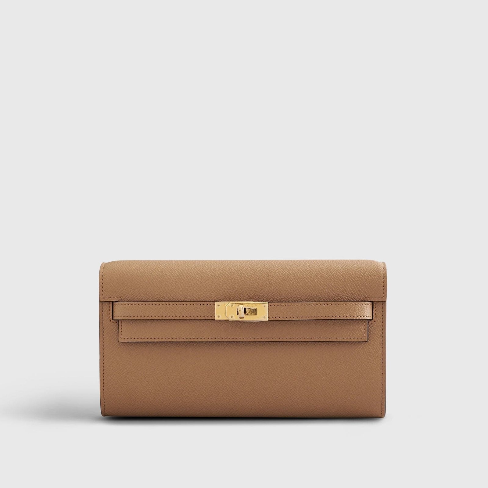H**me5 Kelly To Go Epsom Biscuit/Mauve Sylvester Gold Hardware