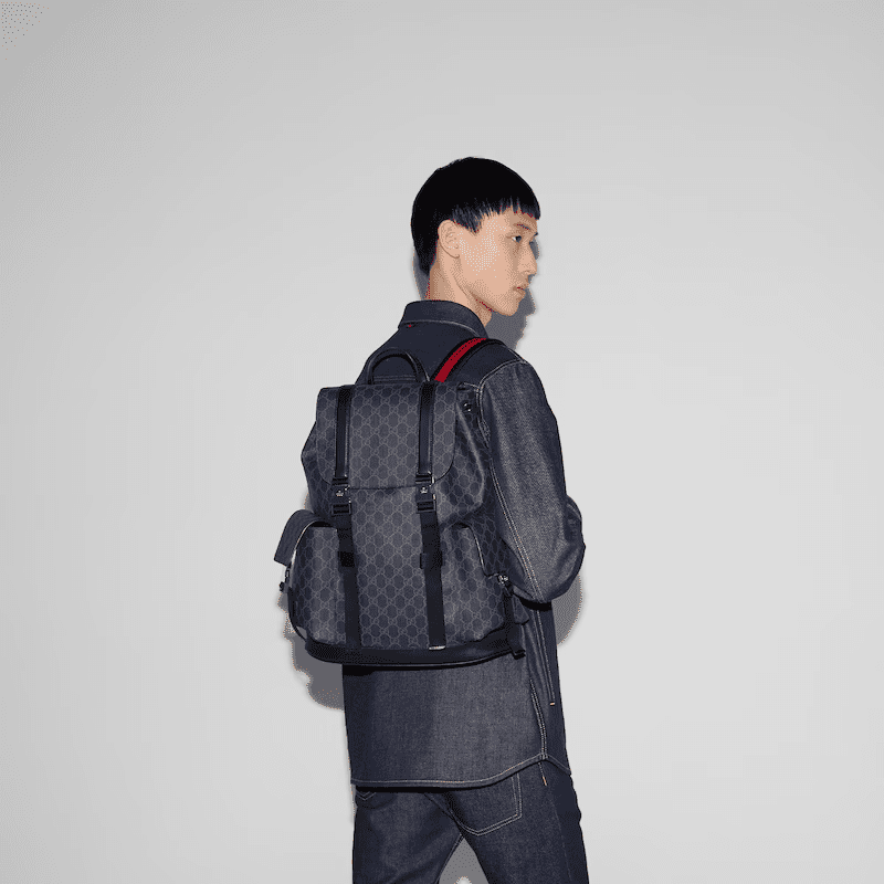 Gvc*1 BLACK LARGE BACKPACK