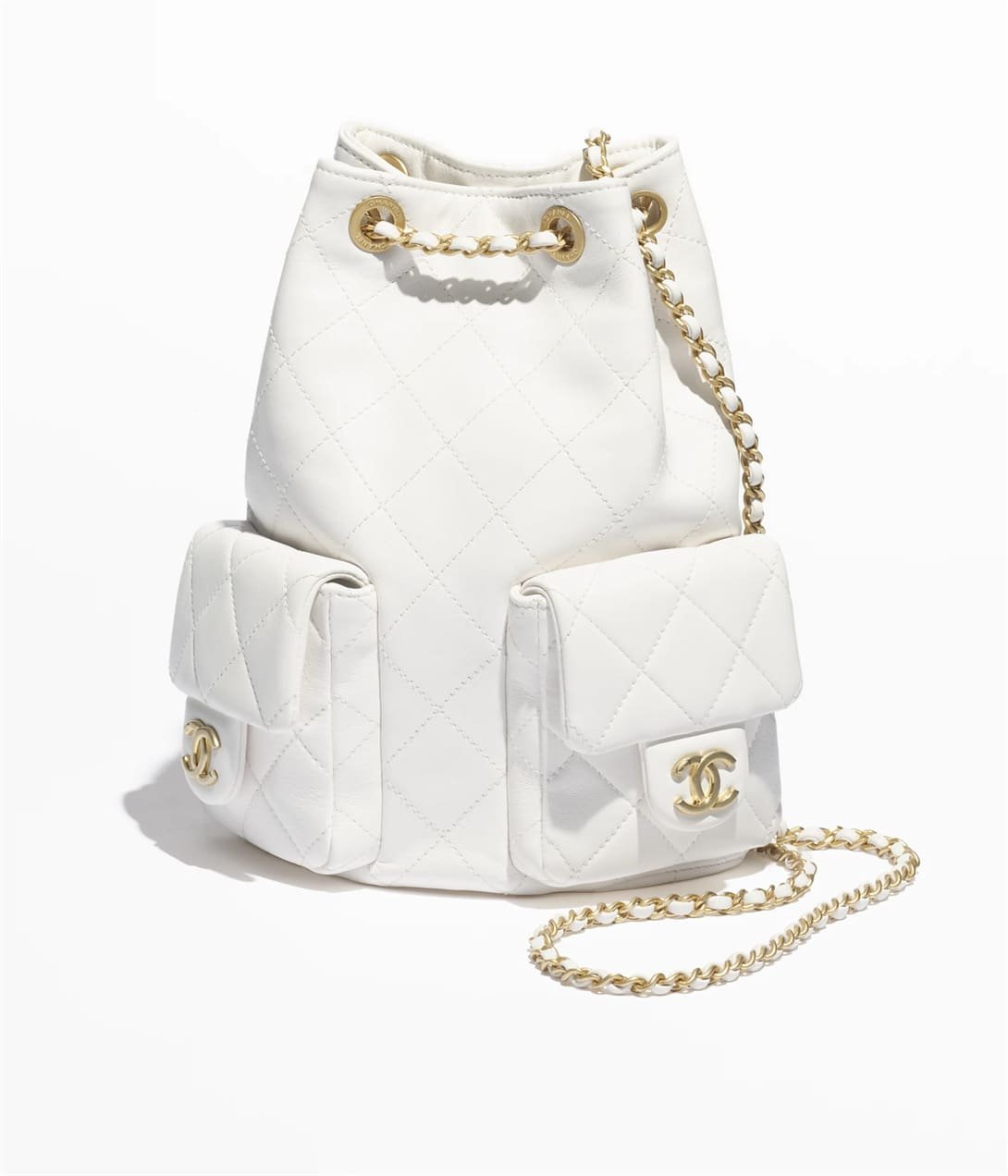 Ch**el Cruise 2024/25 Backpack（White）