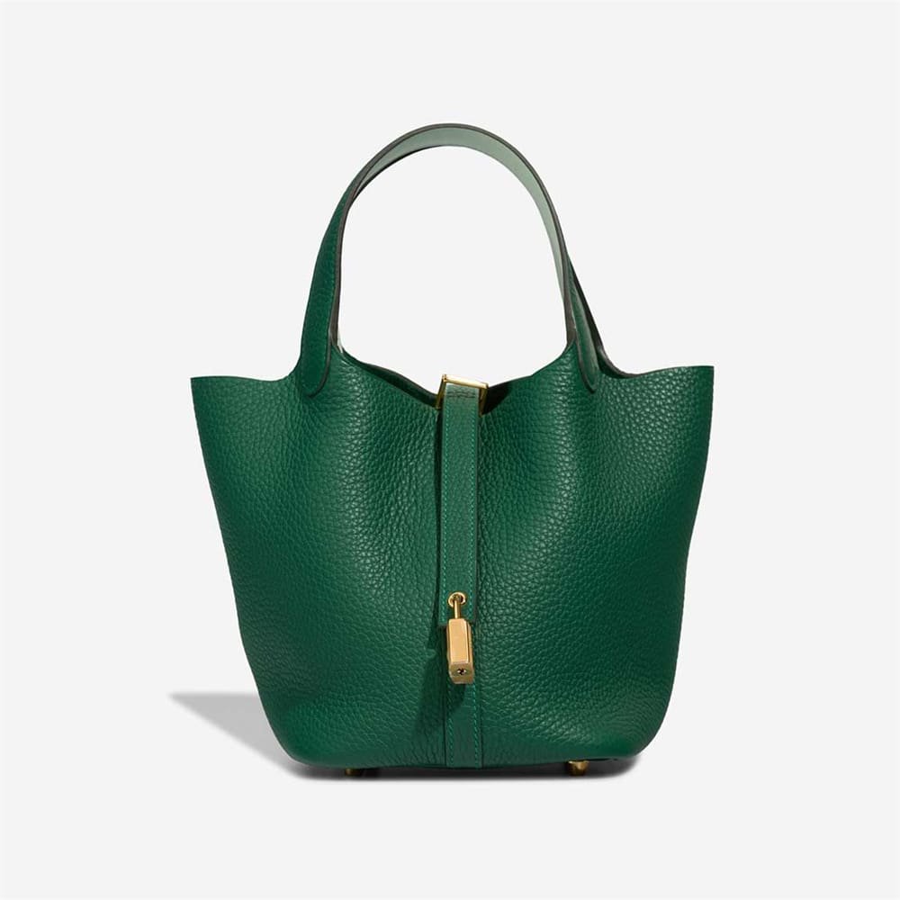 H**me5 Picotin Verso 18 Taurillon Clémence / Swift Vert Moyen / Peppermint