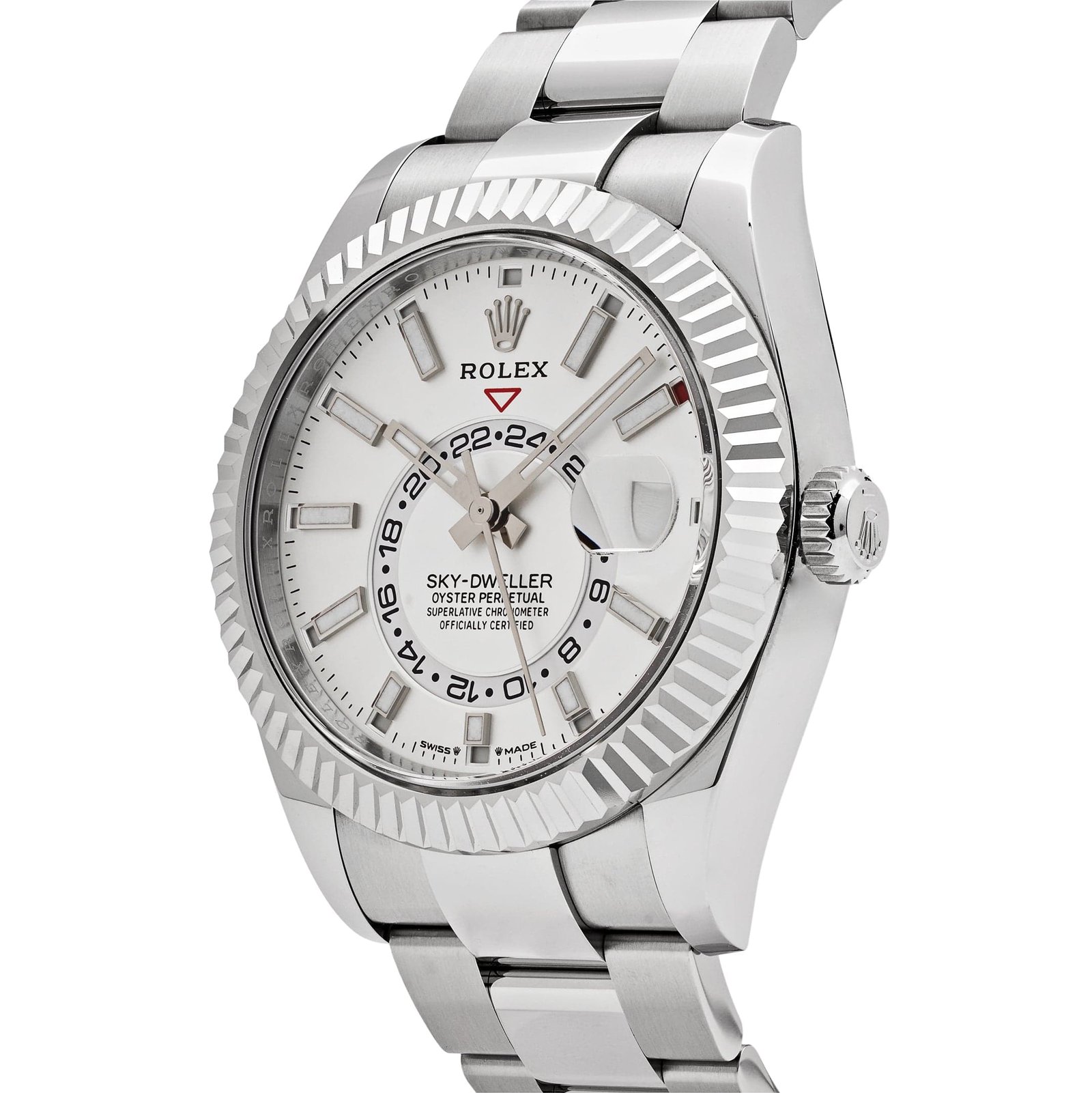 R01ex Sky-Dweller 336934 Stainless Steel White Dial (2024)
