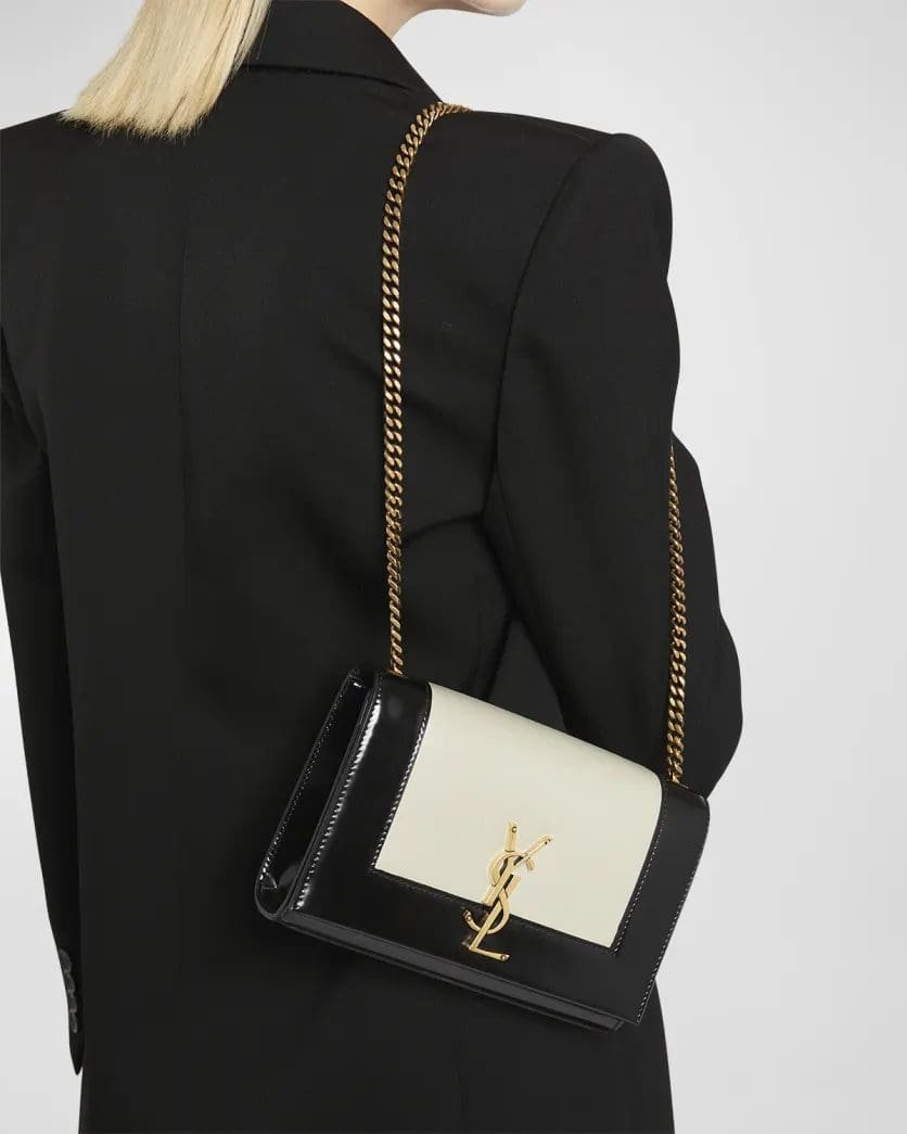 Sa1nt Lau*nt Kate Small Y51 Crossbody Bag in Smooth Leather