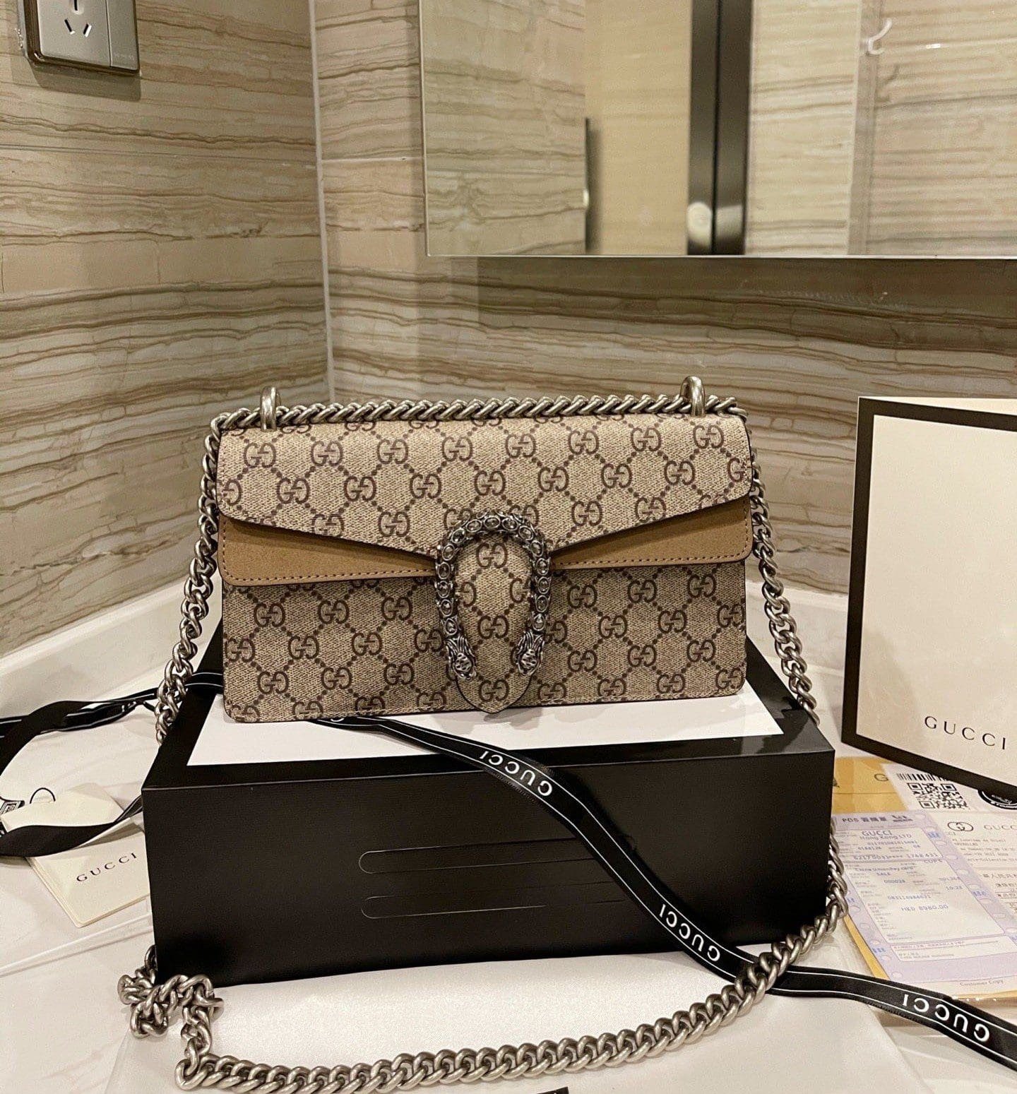 Gvc*1 DIONYSUS GG SMALL SHOULDER BAG