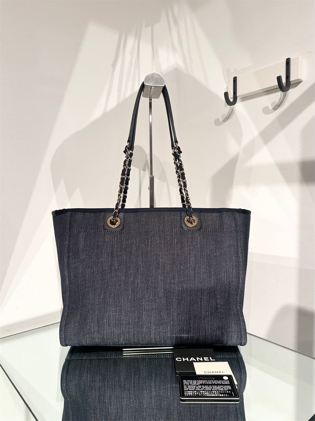 Ch**el Deauville Denim Small Tote