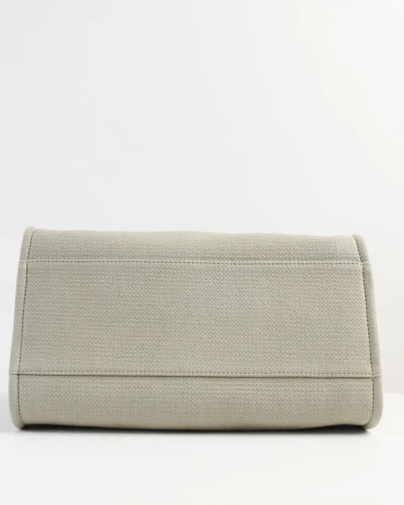 Ch**el Deauville Large Gray Tote Bag