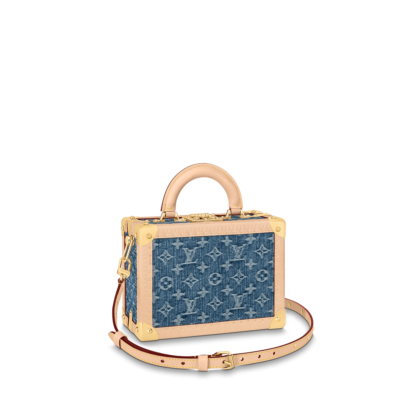 L0vis Vvtt0n M24161 Petite Valise Denim Bleu