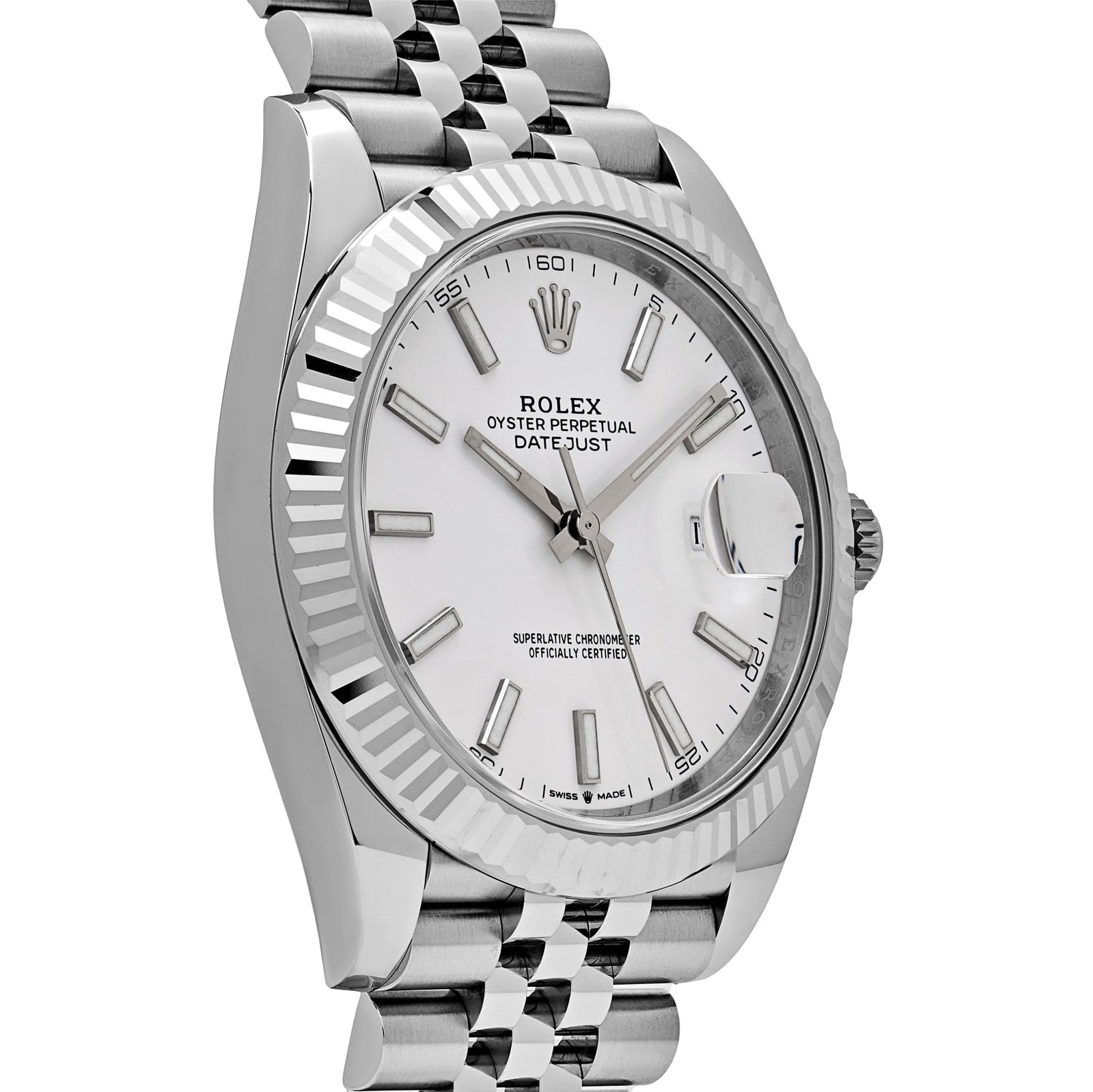 R01ex Datejust 41 126334 Stainless Steel White Dial Jubilee (2024)