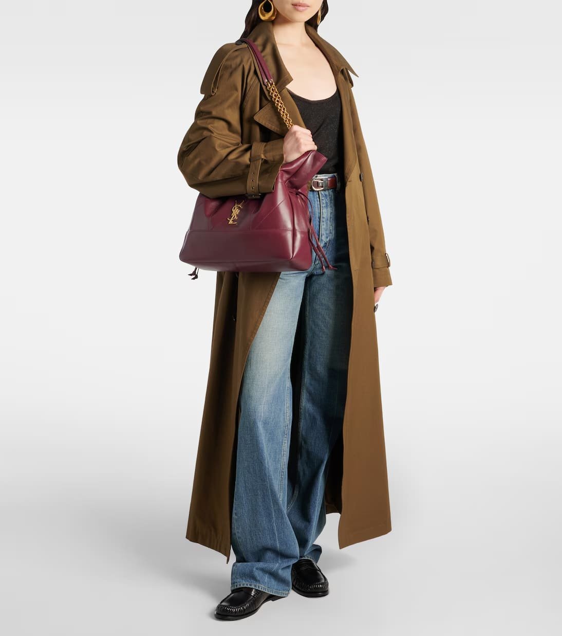 Sa1nt Lau*nt small JAMIE SHOPPING in lambskin