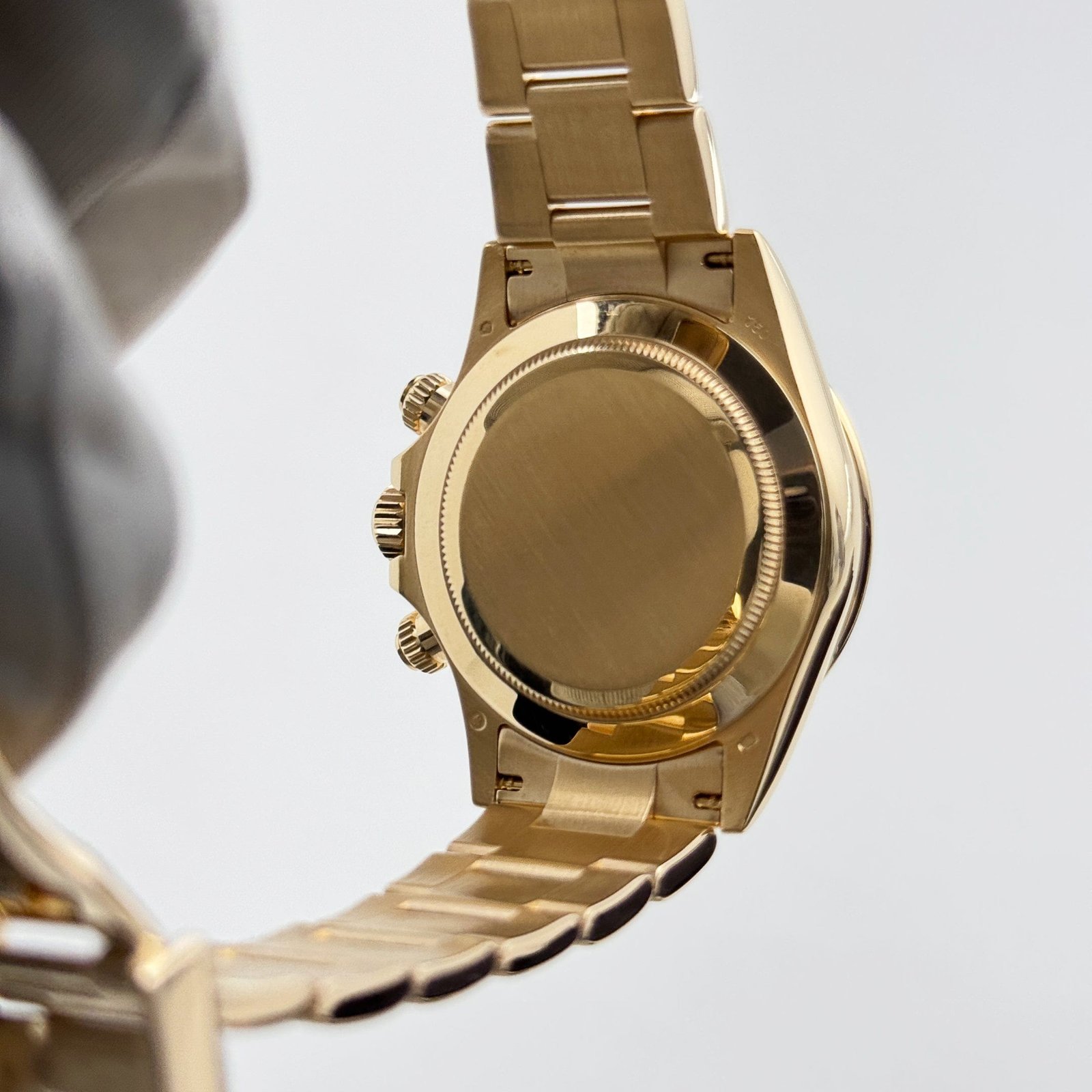 R01ex Daytona 116508 Yellow Gold Blue Racing Arabic Dial