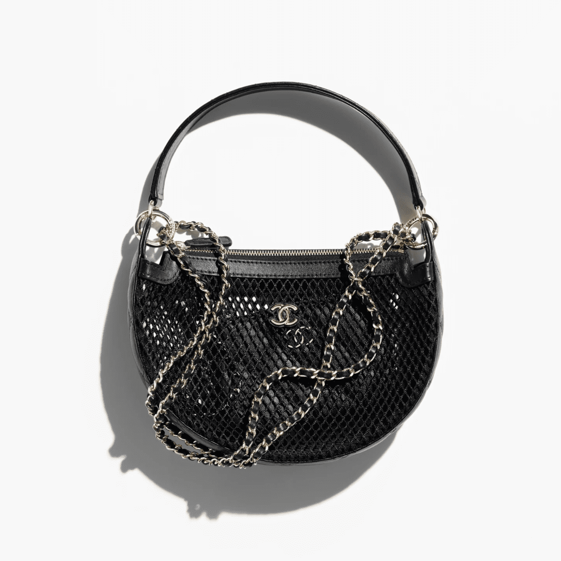 Ch**el Spring-Summer 2025 Clutch with Chain