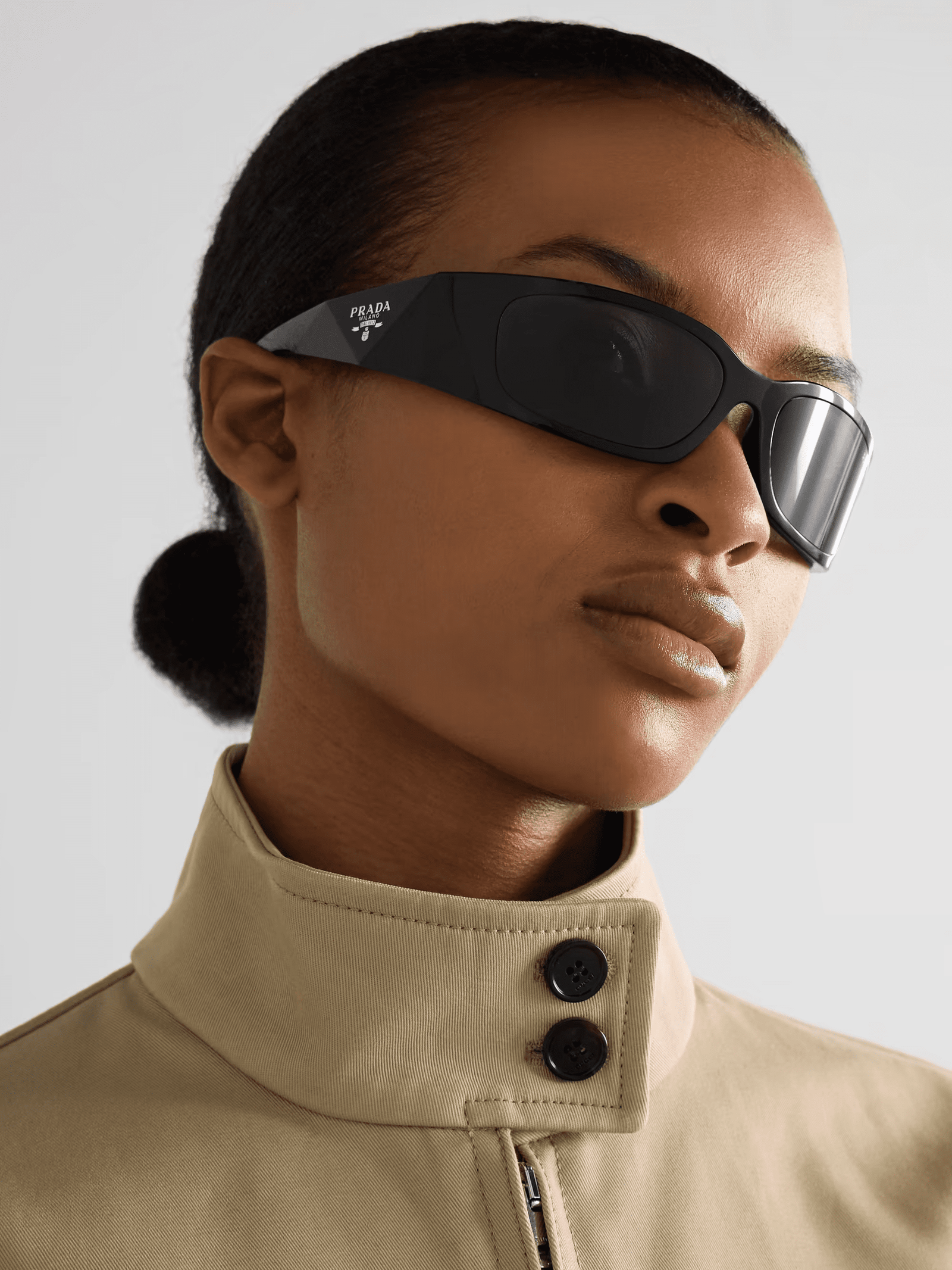 Pra*a EYEWEAR Rectangular-frame acetate sunglasses