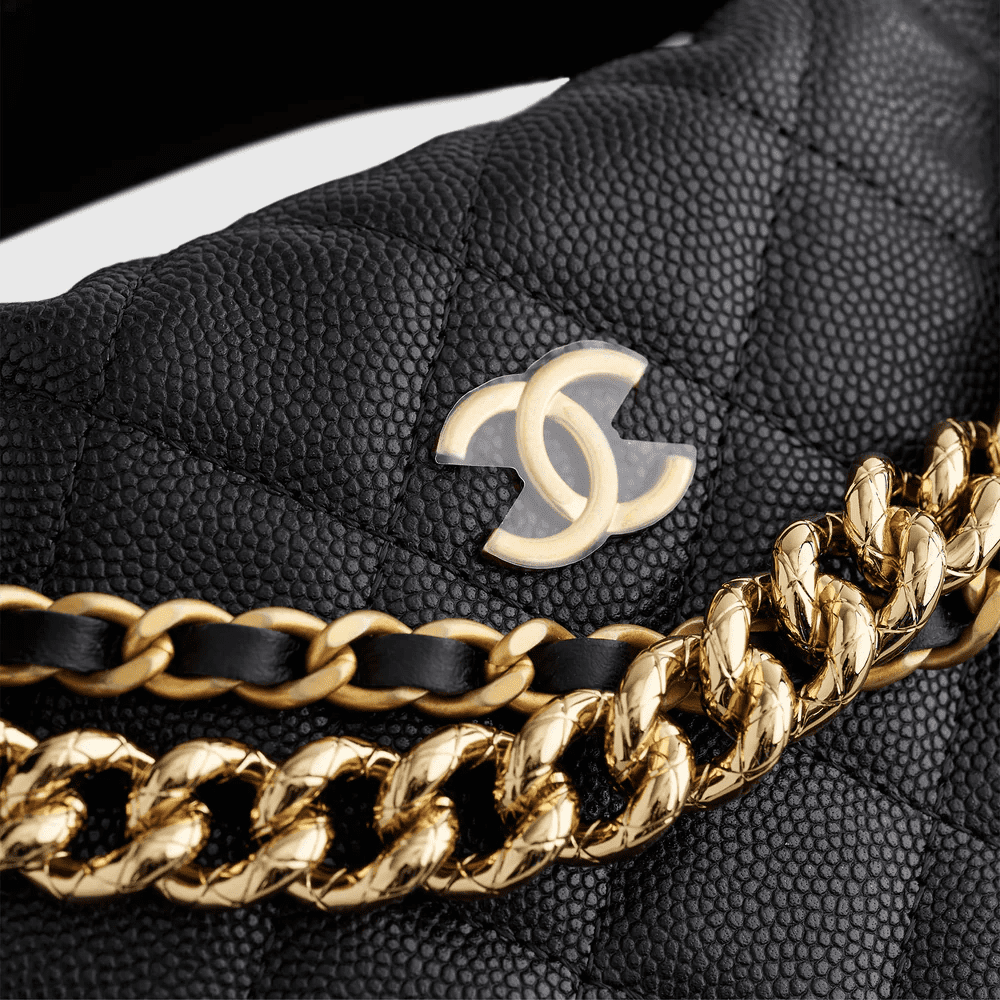 Ch**el Quilted Circle Pouch Bag