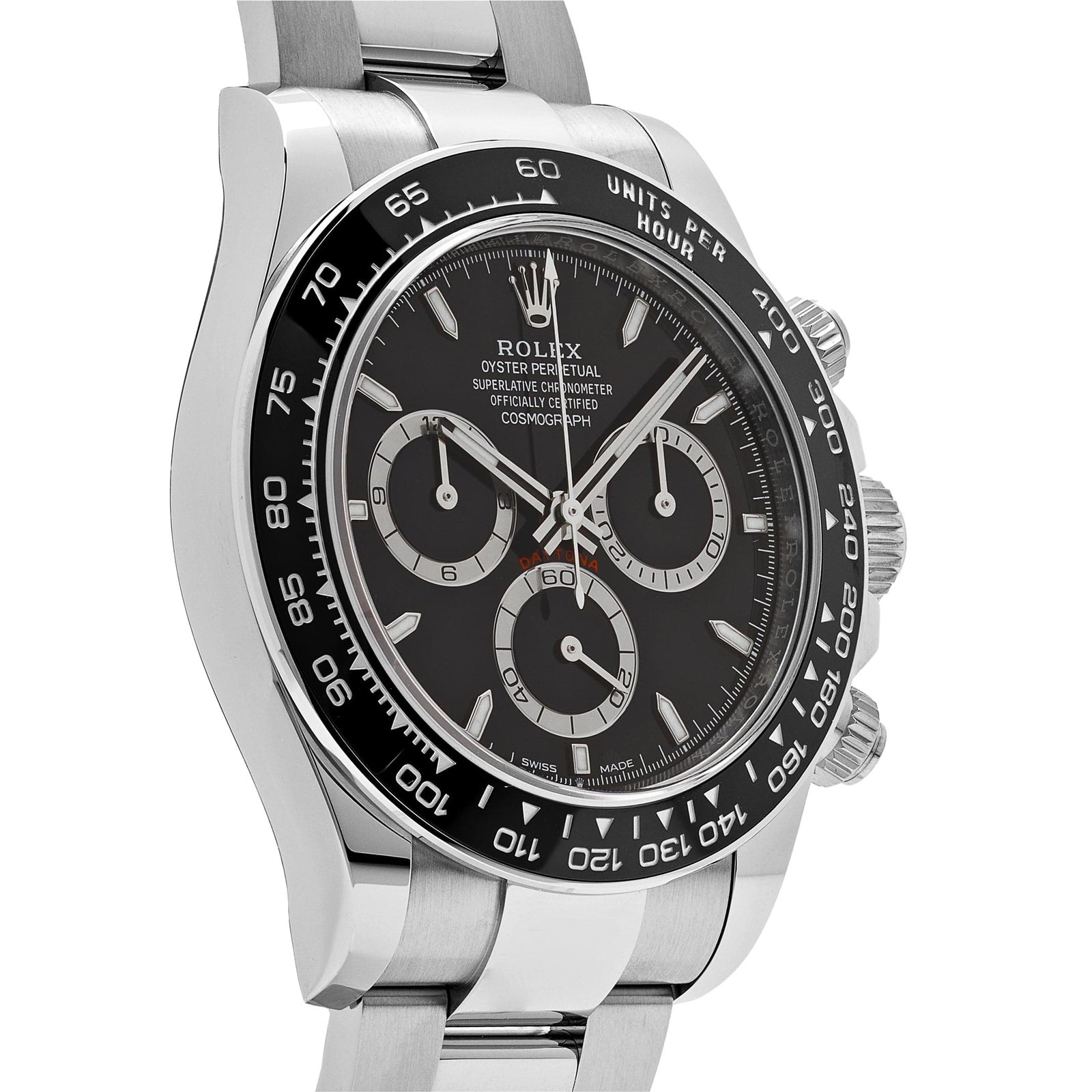 R01ex Daytona 126500LN Stainless Steel Black Dial (2024)