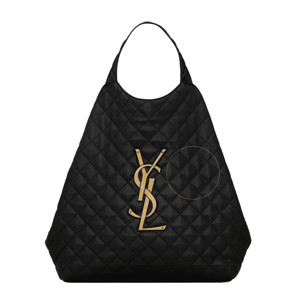Sa1nt Lau*nt ICARE MAXI SHOPPING BAG IN QUILTED LAMBSKIN