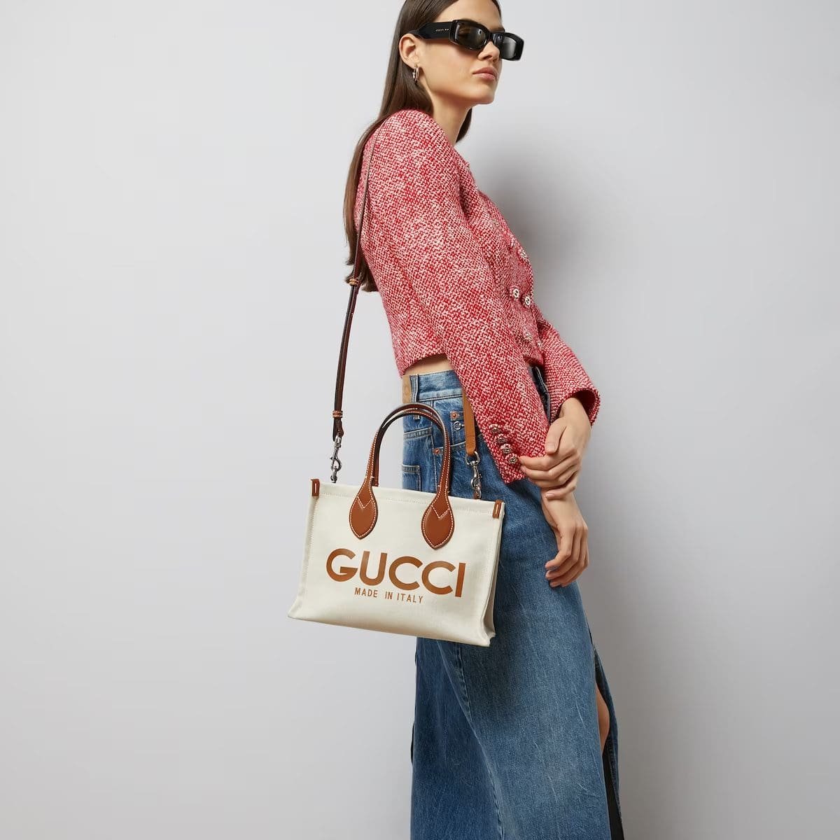 Gvc*1 MINI TOTE BAG WITH Gvc*1 PRINT