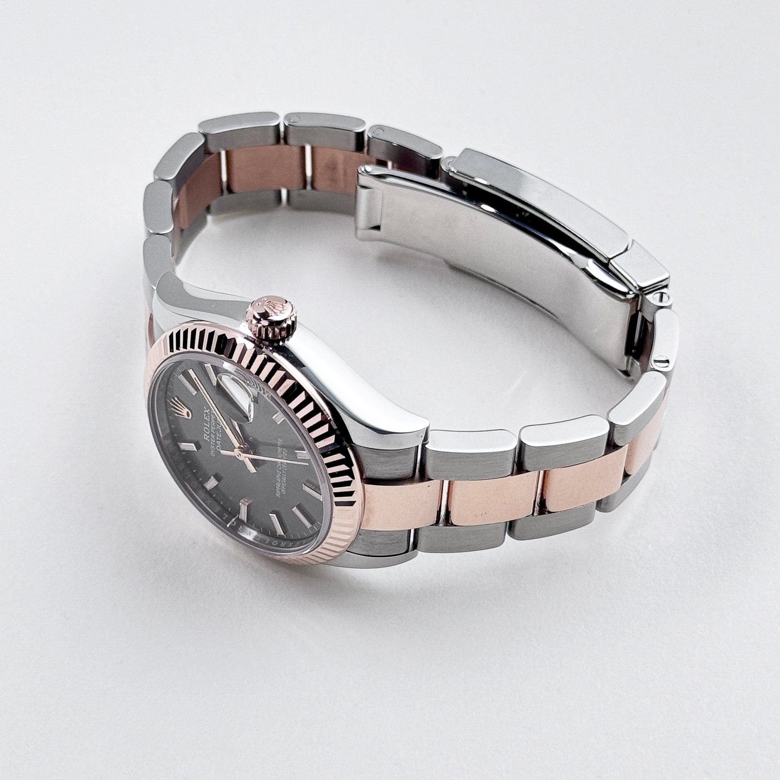 R01ex Datejust 31 278271 ‘Ladies’ Rose Gold Stainless Steel Slate Dial Oyster (2025)
