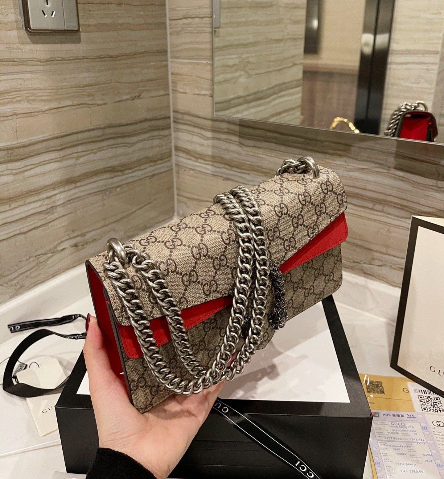 Gvc*1 DIONYSUS GG SMALL SHOULDER BAG