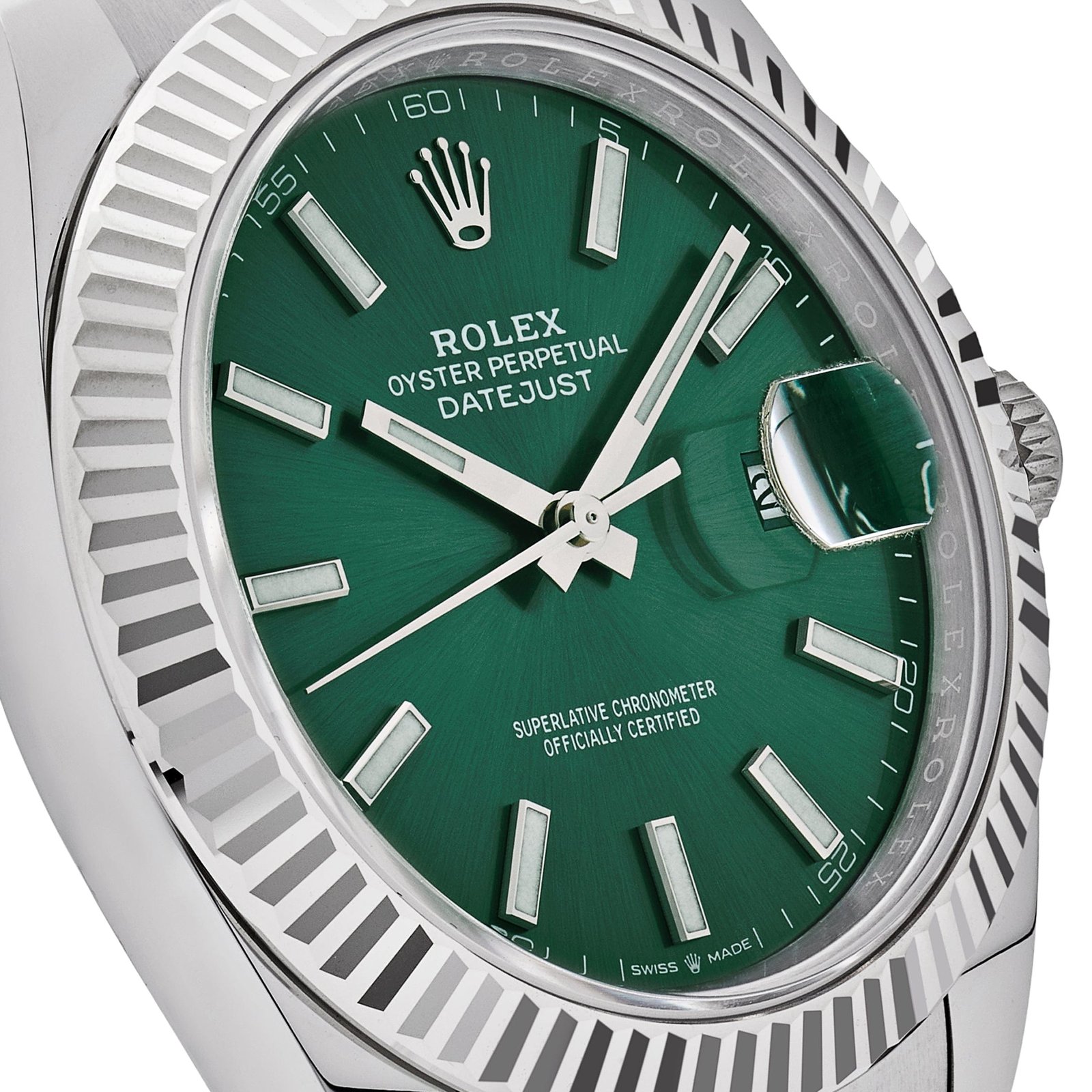 R01ex Datejust 41 126334 Stainless Steel Mint Green Dial Oyster (2024)