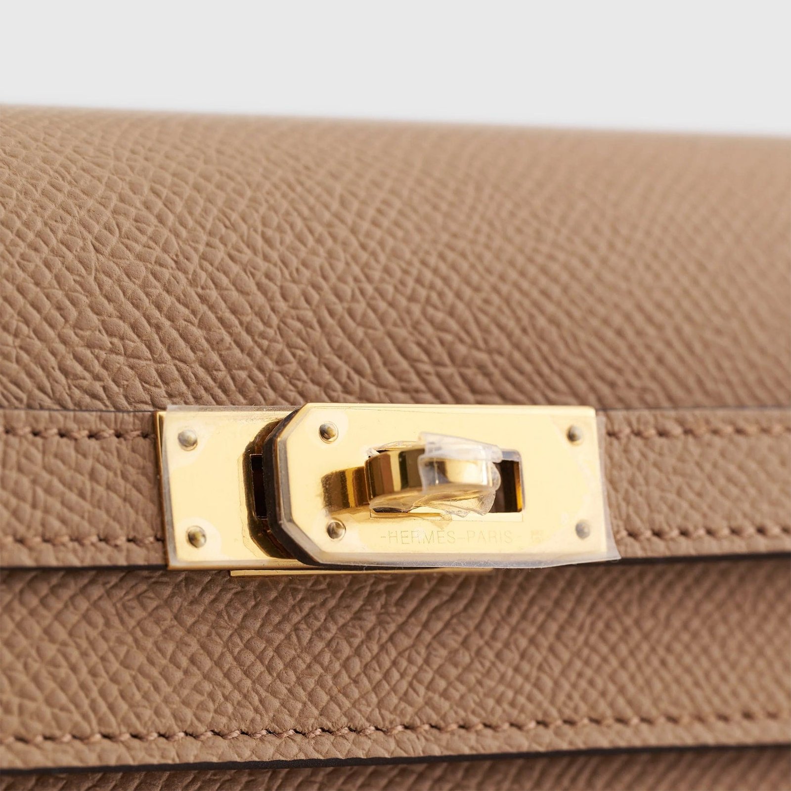 H**me5 Kelly To Go Epsom Biscuit/Mauve Sylvester Gold Hardware