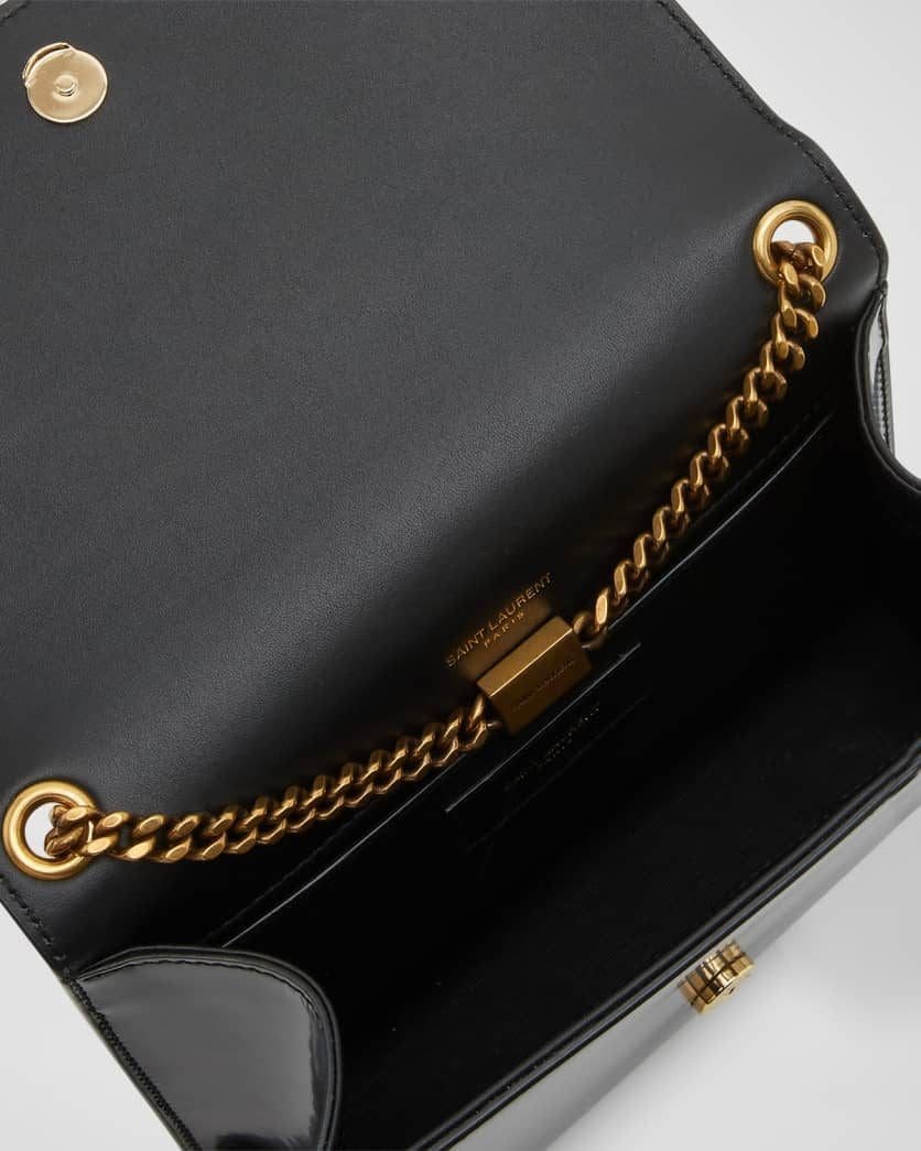 Sa1nt Lau*nt Kate Small Y51 Crossbody Bag in Smooth Leather