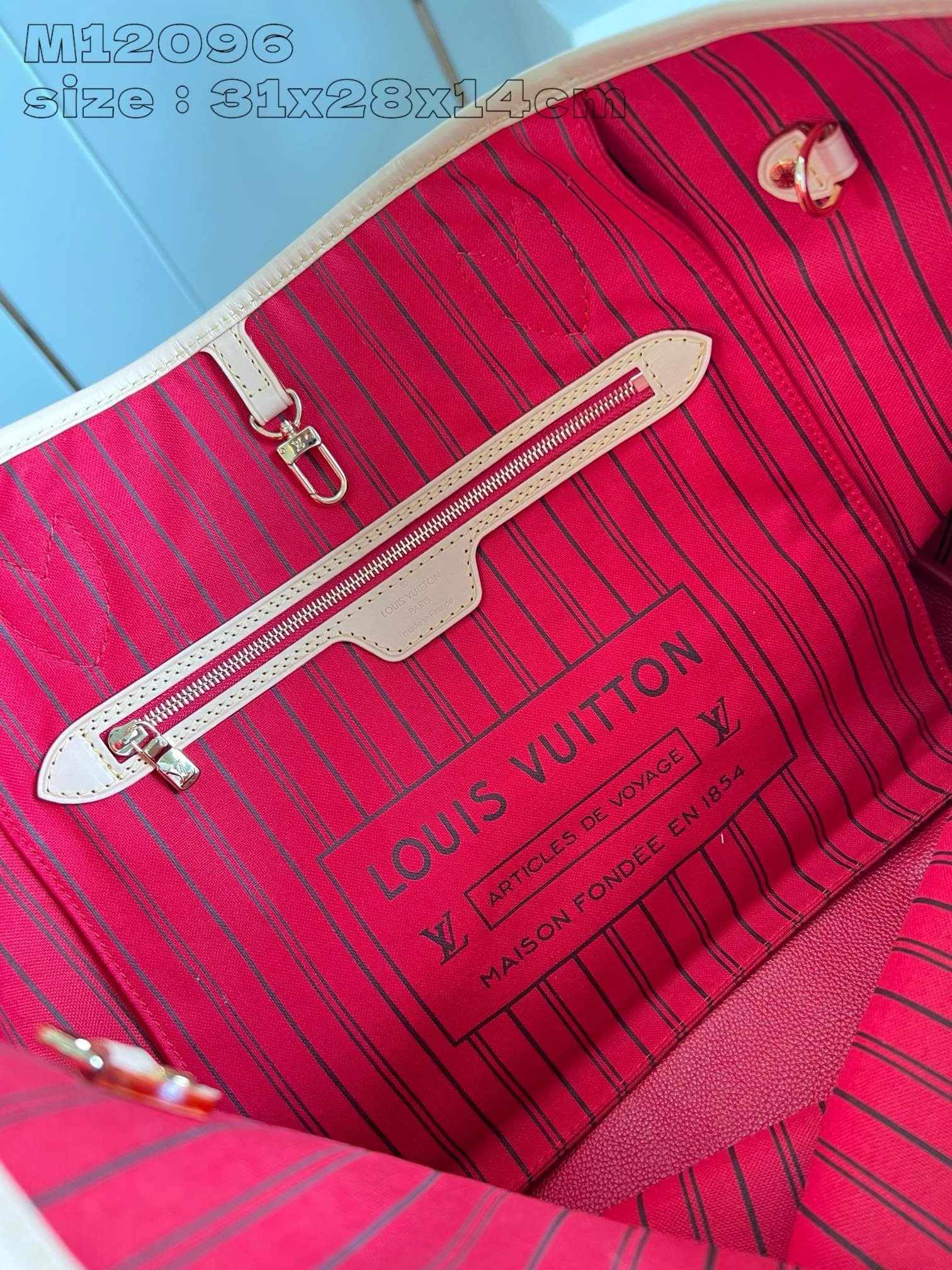 L0vis Vvtt0n M12096 Neverfull Bandoulière Inside Out MM