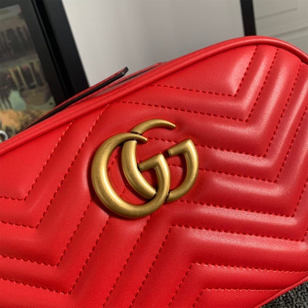 Gvc*1 Marmont small matelasse shoulder bag