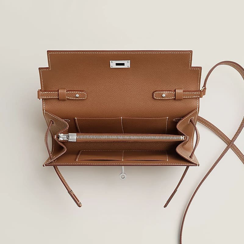 H**me5 Kelly Classique To Go wallet