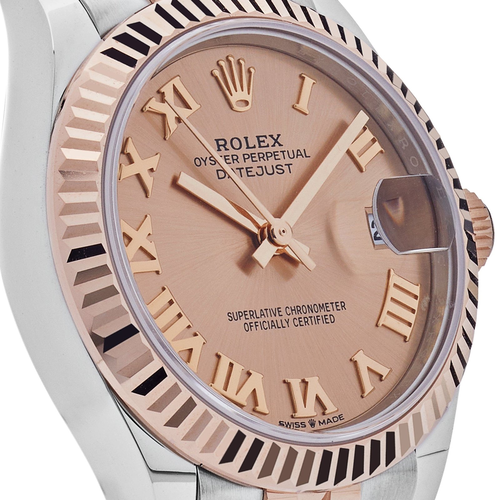 R01ex Datejust 31 278271 ‘Ladies’ Rose Gold Stainless Steel Roman Pink Dial Jubilee (2025)