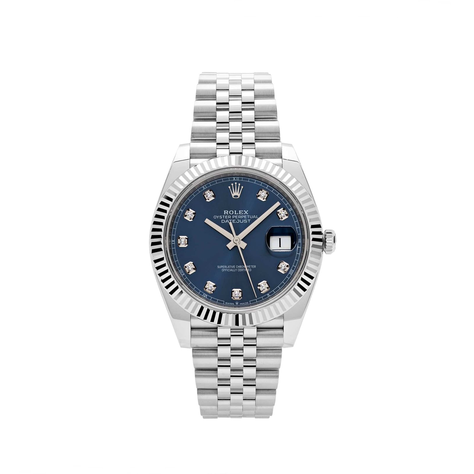 R01ex Datejust 41 126334 Stainless Steel Blue D1am0nd Dial Jubilee (2023)