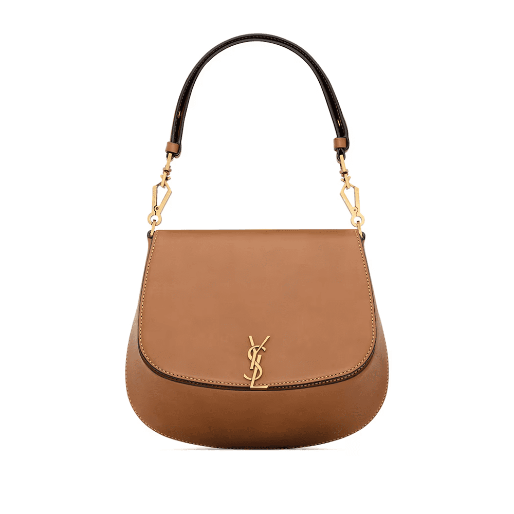 Sa1nt Lau*nt Leather Voltaire Top-Handle Bag