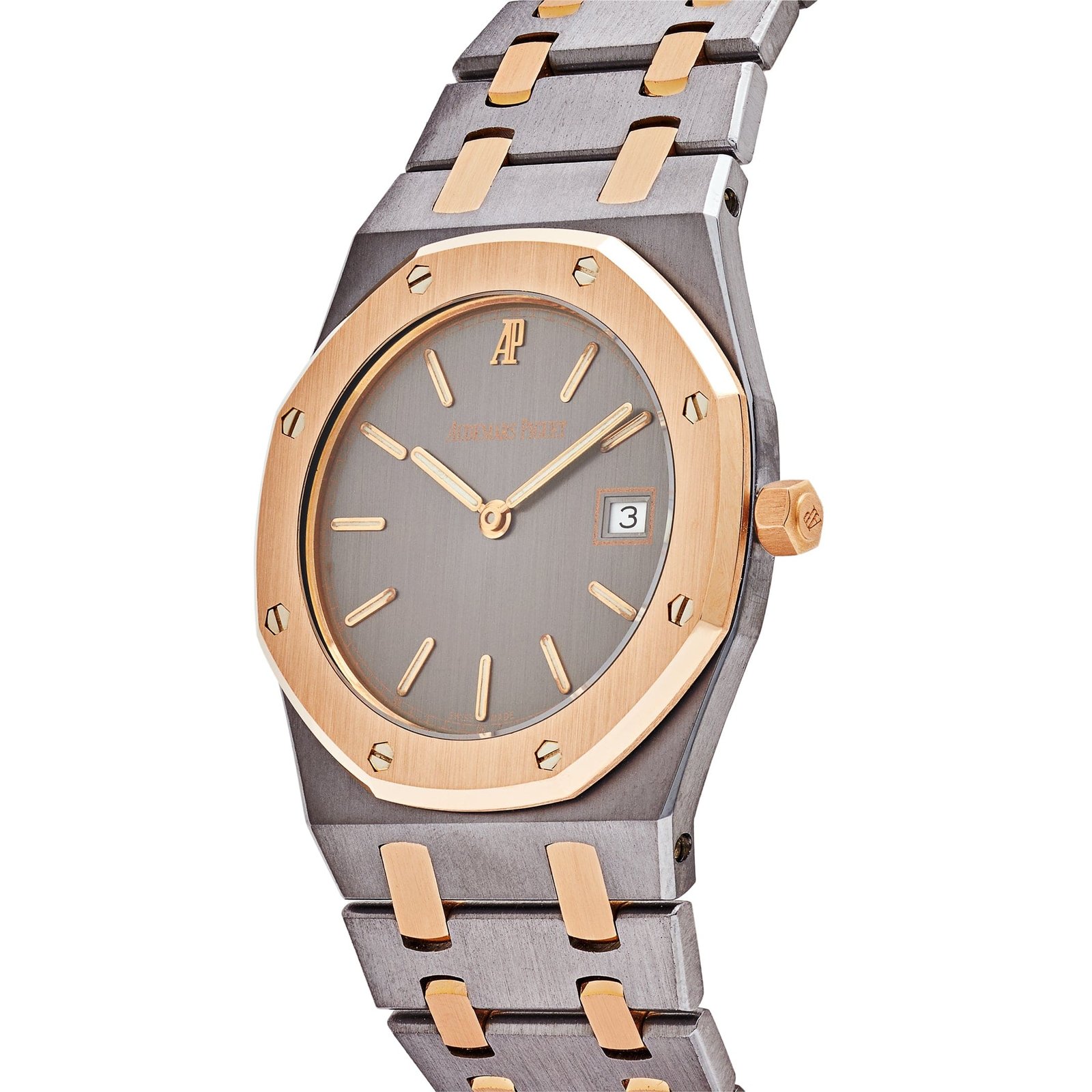 Audemars P1g*et Royal Oak 56175TR.0.0789TR ‘Ladies’ Two-Toned Tantalum Rose Gold Slate Dial