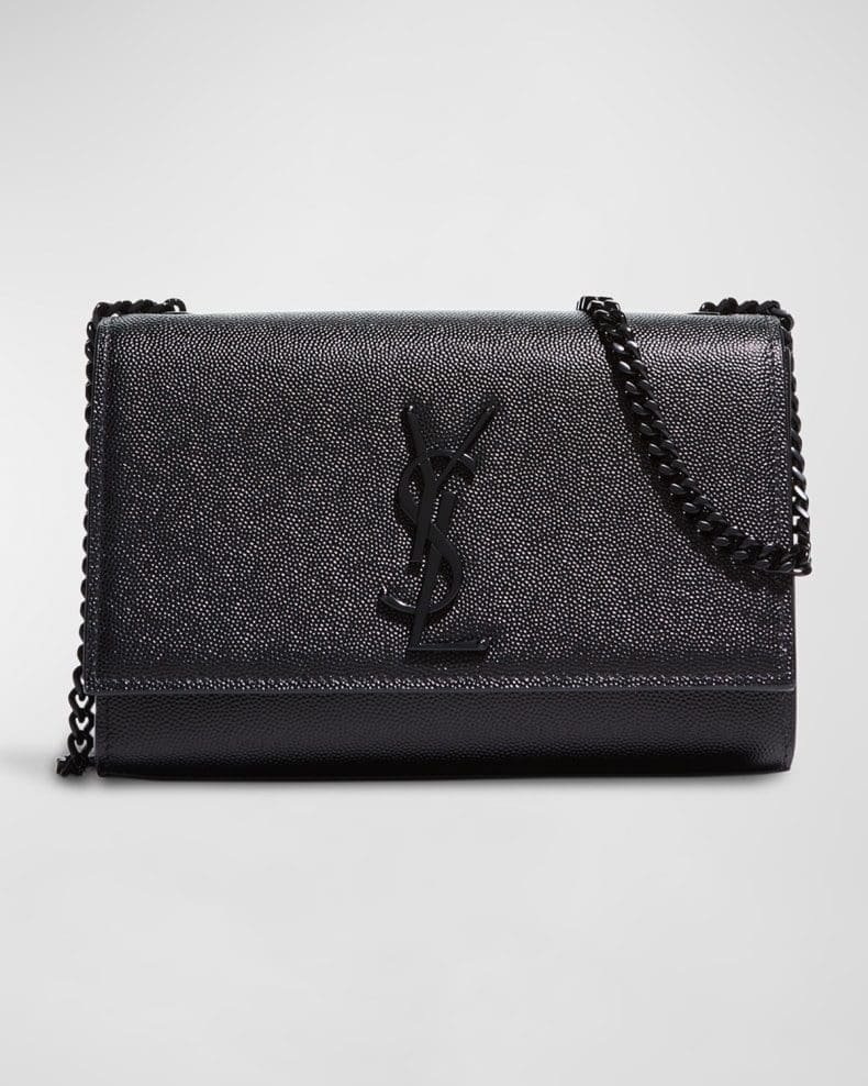 Sa1nt Lau*nt Kate Small Y51 Crossbody Bag in Grained Leather