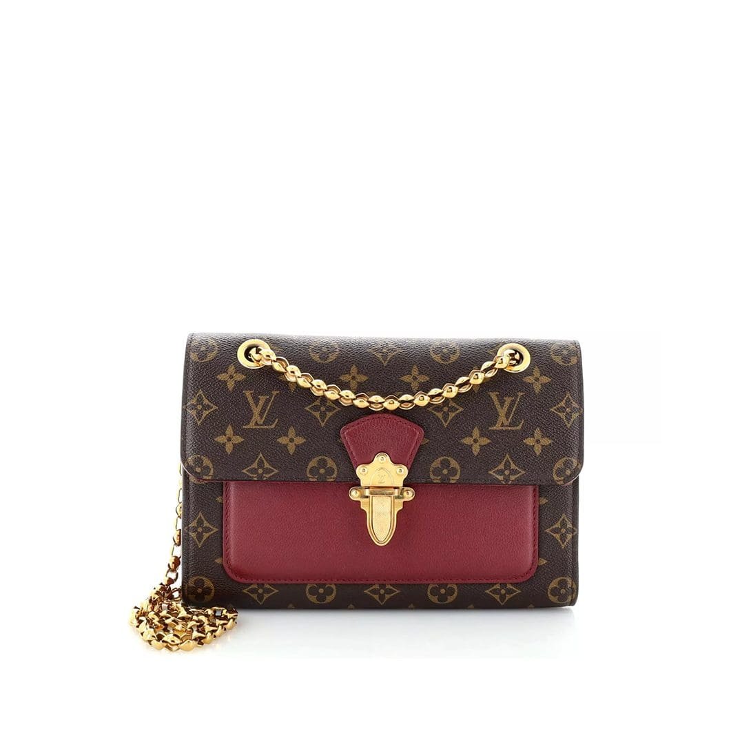 L0vis Vvtt0n Victoire Handbag Monogram Canvas and Leather