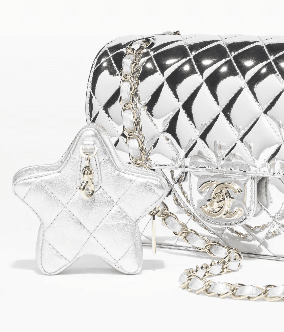 Ch**el FLAP BAG & STAR COIN PURSE