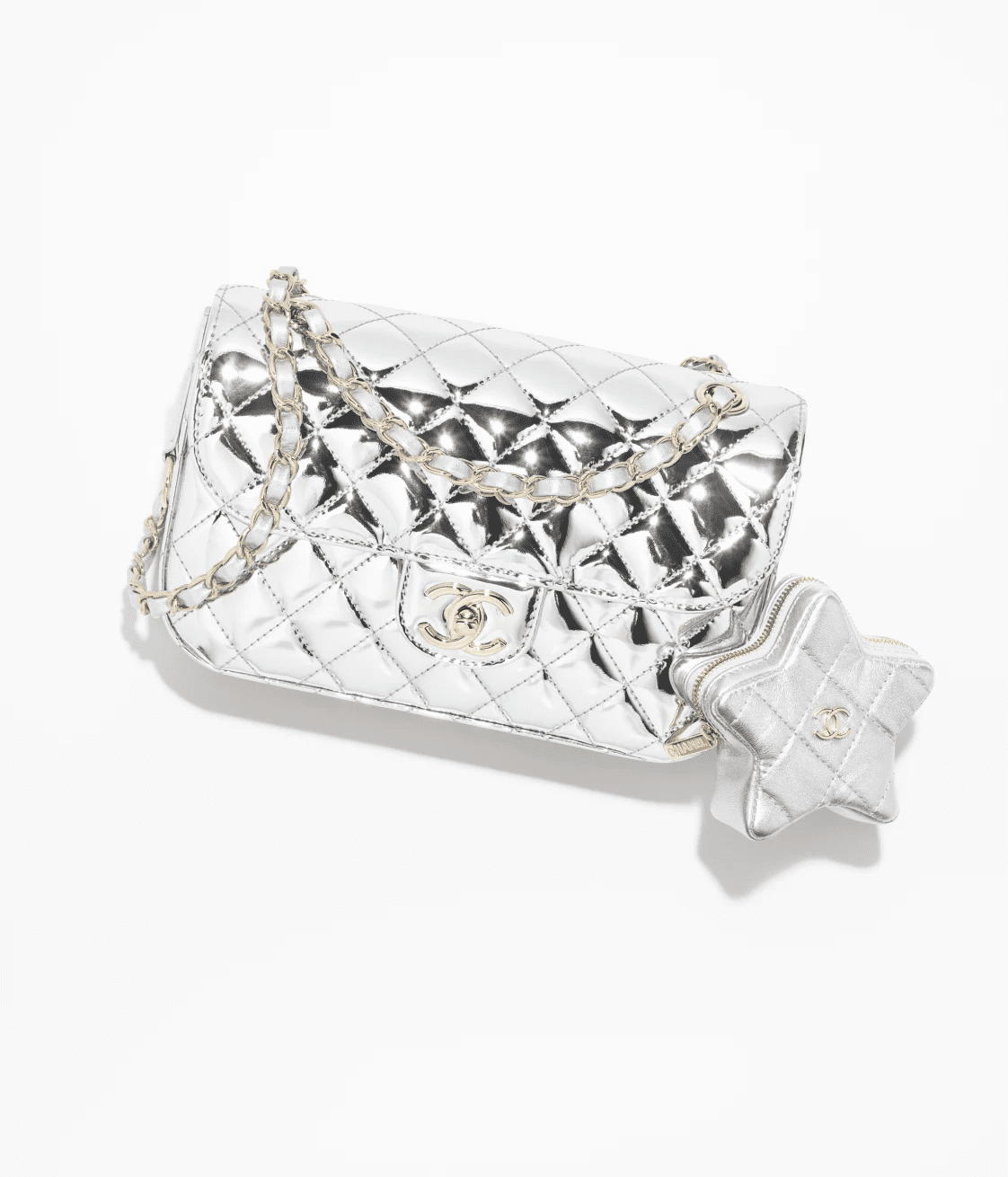Ch**el FLAP BAG & STAR COIN PURSE