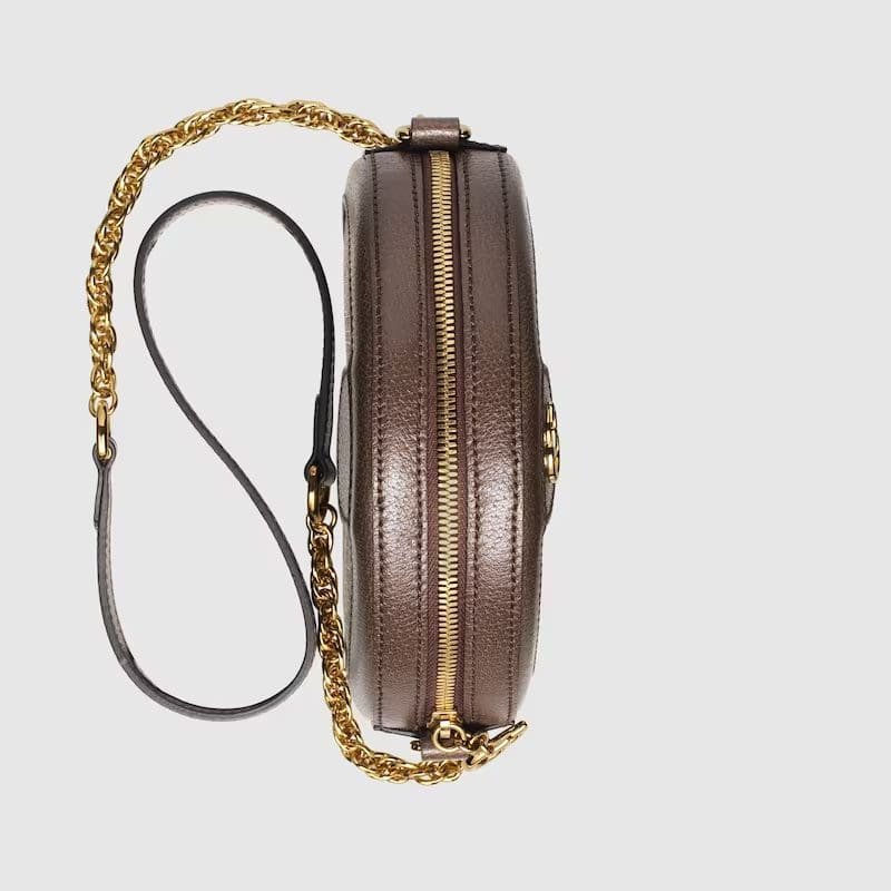 Gvc*1 OPHIDIA MINI GG ROUND SHOULDER BAG