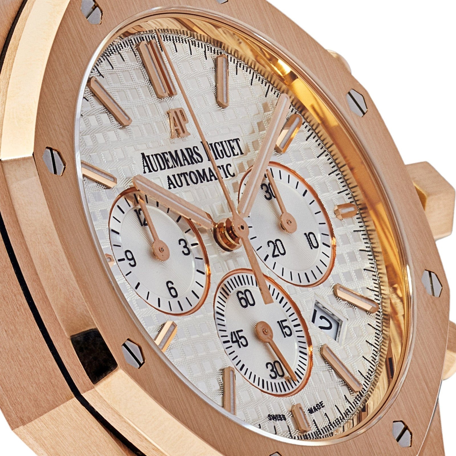 Audemars P1g*et Royal Oak 26320OR.OO.D088CR.01 Chronograph Rose Gold Silver Dial