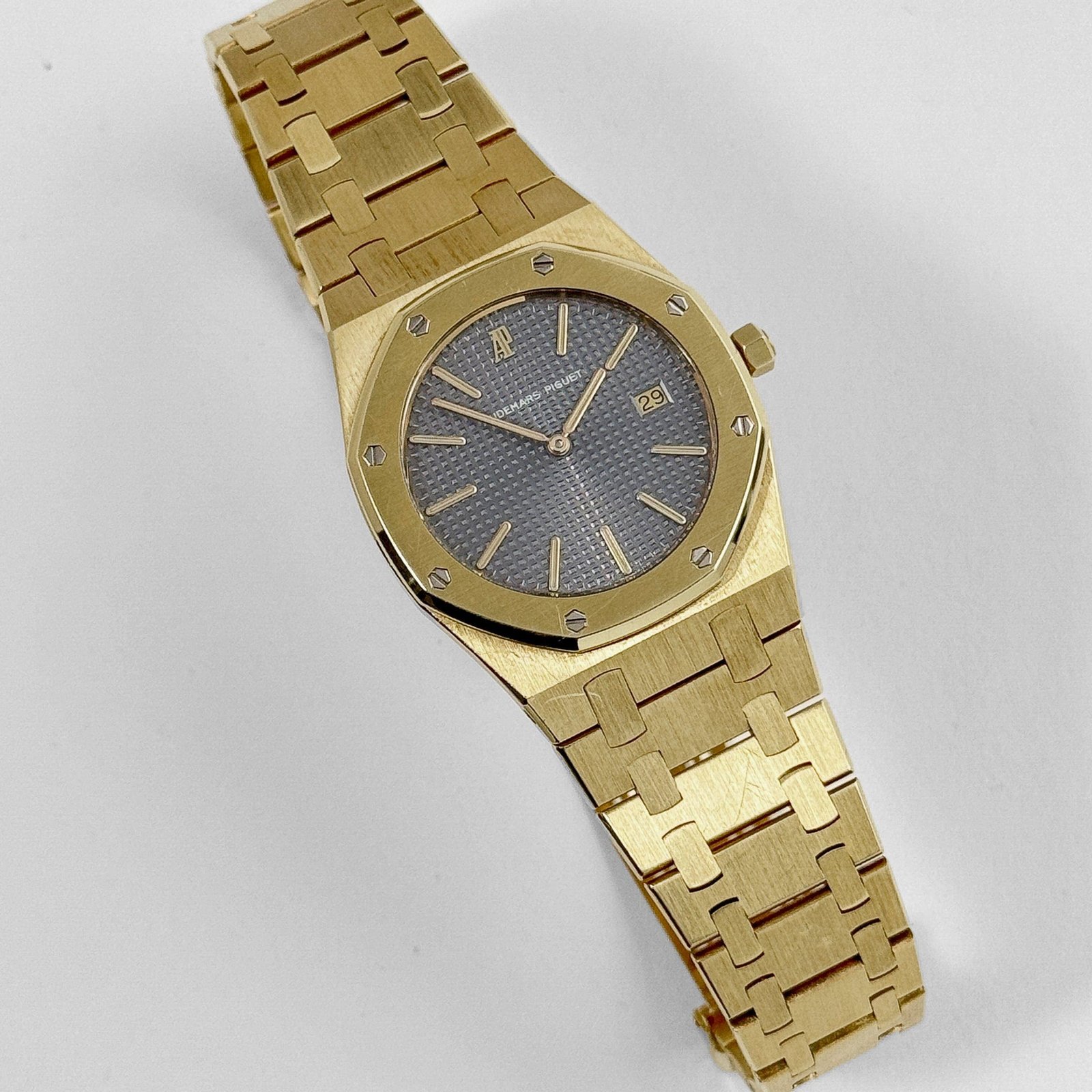 Audemars P1g*et Royal Oak 56175BA Vintage Yellow Gold Dark Grey Dial