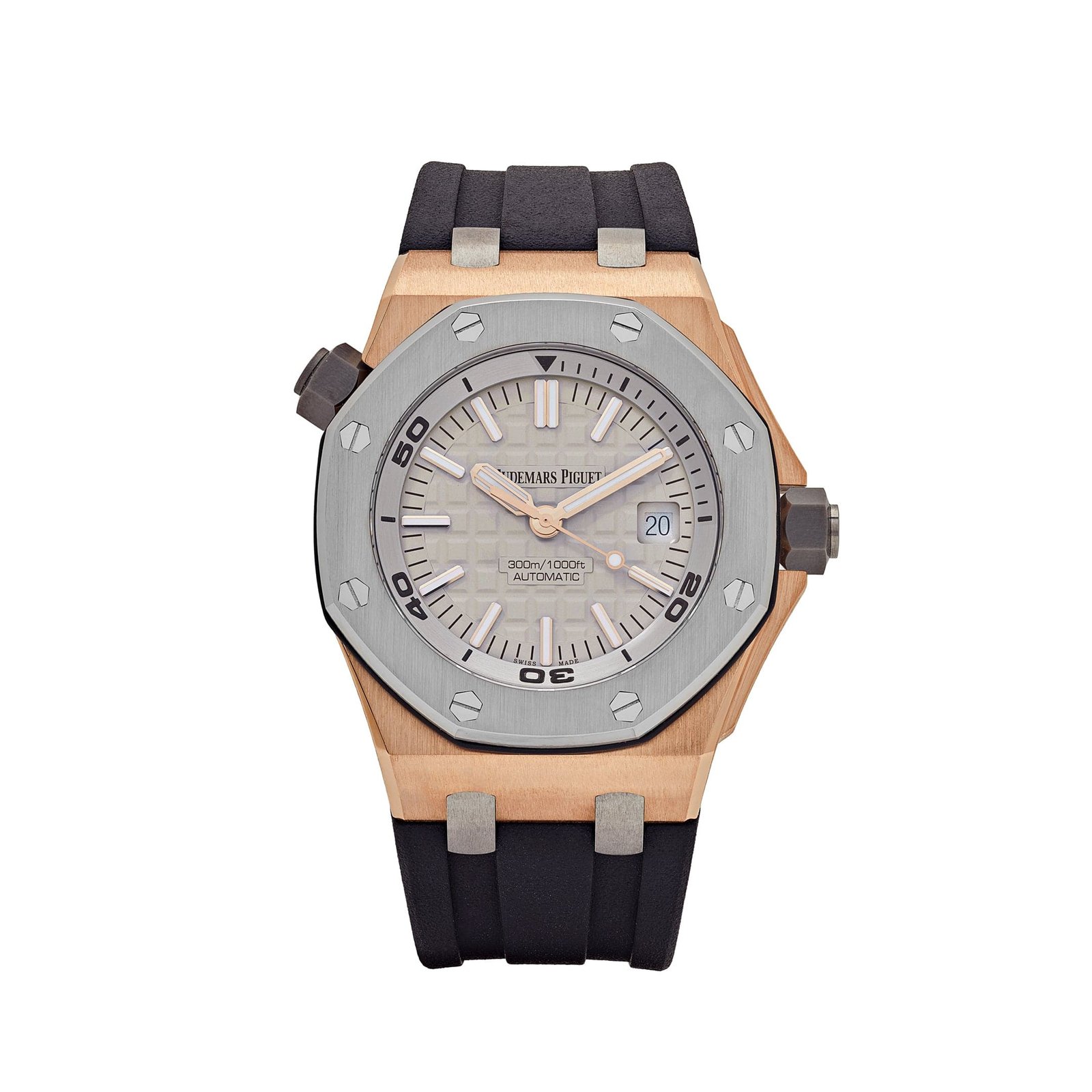 Audemars P1g*et Royal Oak Offshore 15711OI.OO.A006CA.01 Diver Rose Gold Grey Dial Limited Edition