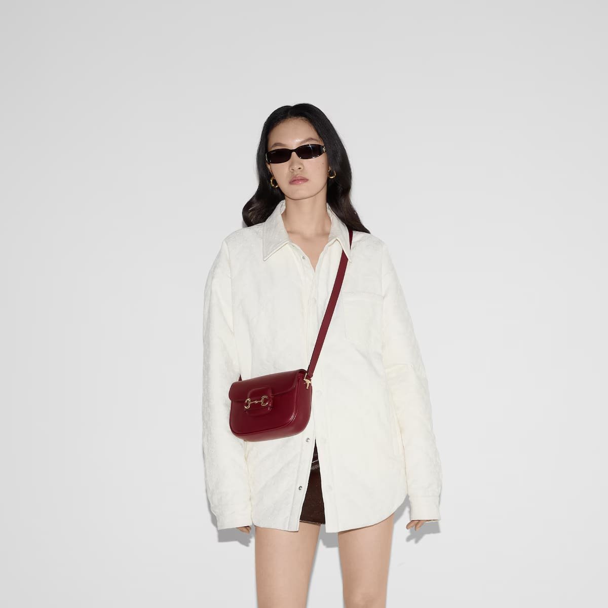 Gvc*1 Horsebit 1955 Soft mini shoulder bag