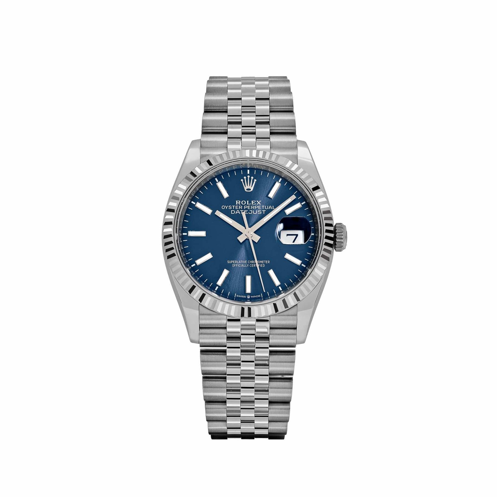 R01ex Datejust 36 126234 Stainless Steel Blue Dial Jubilee (2025)