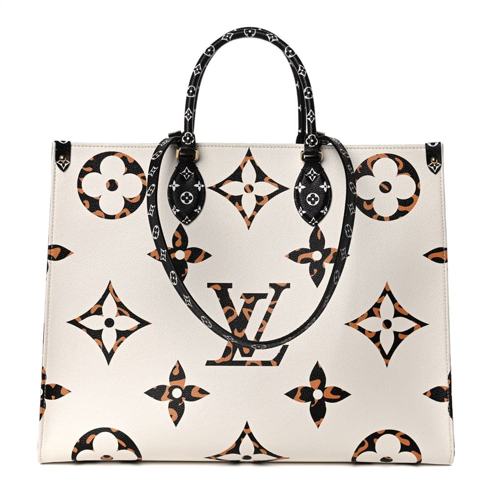L0vis Vvtt0n Monogram Giant Jungle Onthego GM Ivory