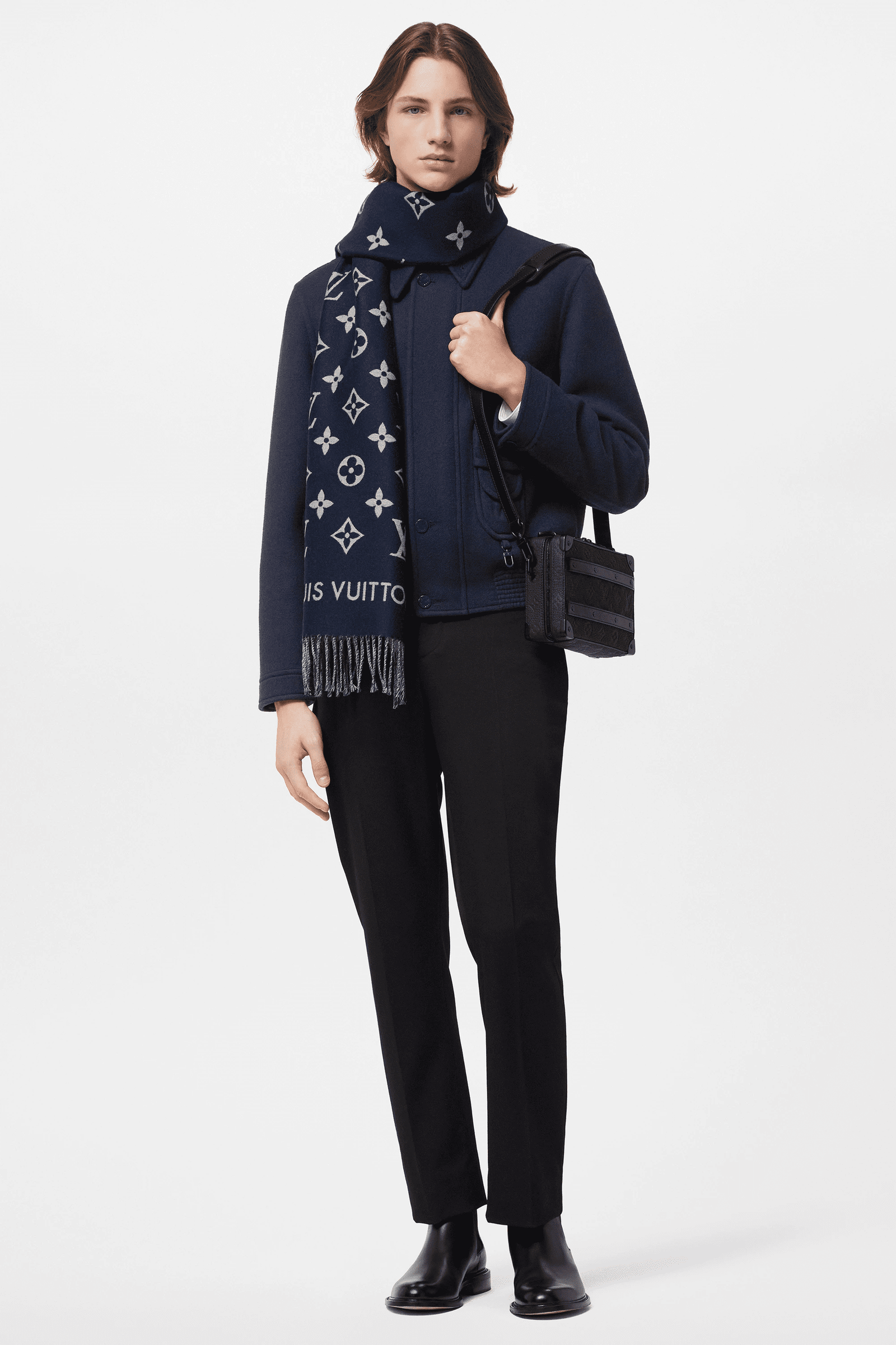 L0vis Vvtt0n M79130 ALL ABOUT Monogram Scarf