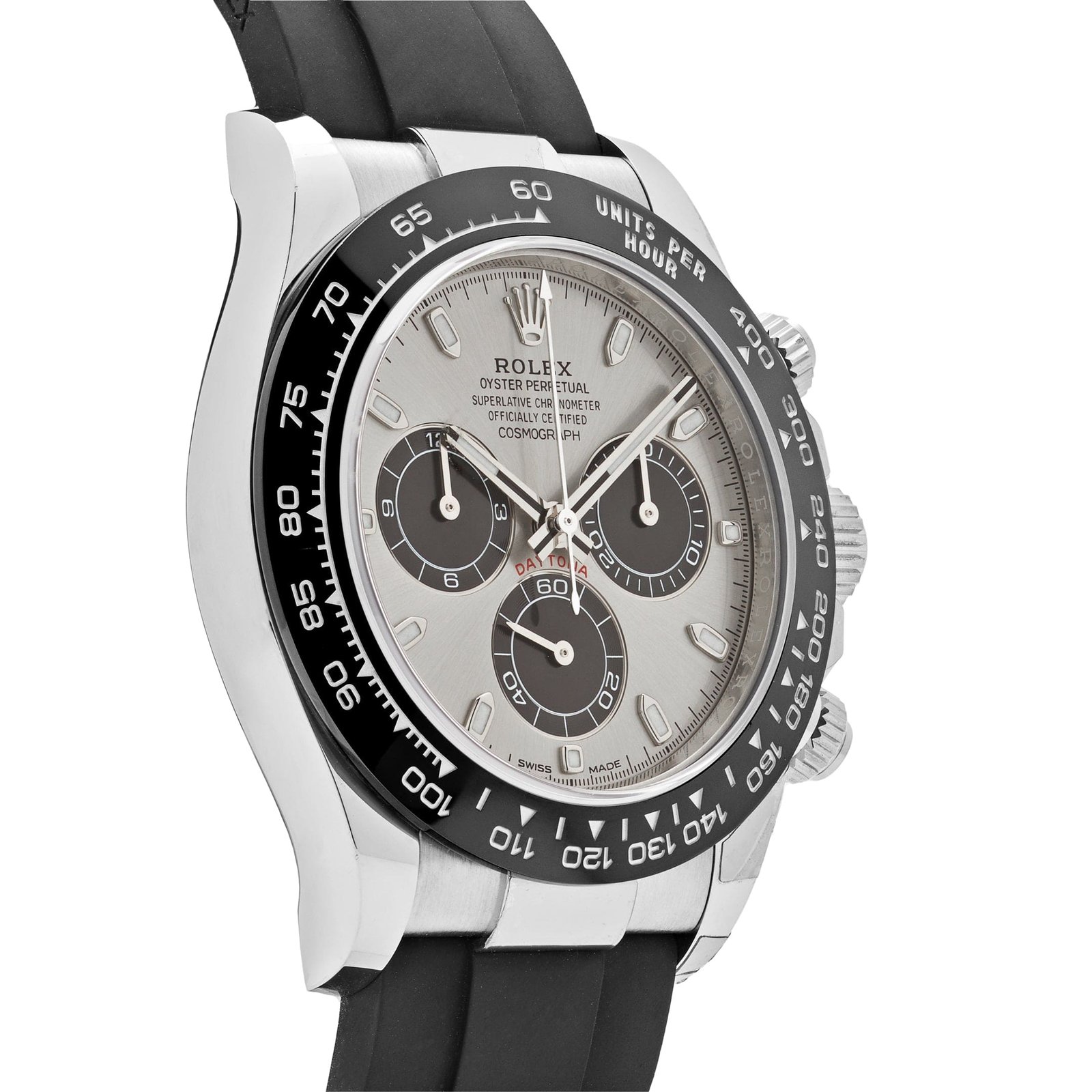 R01ex Daytona 116519LN ‘Ghost’ White Gold Bright Black Dial